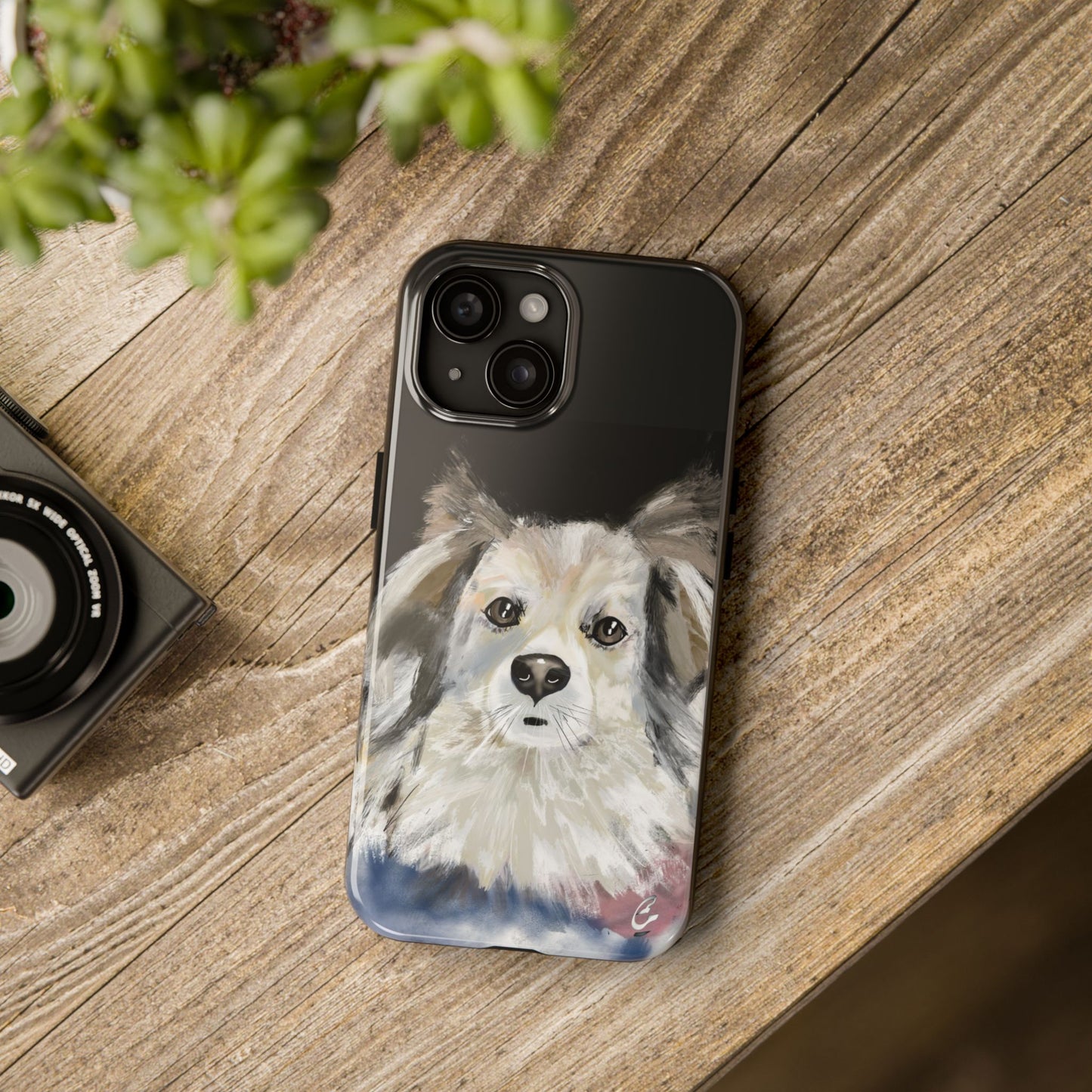 Dog Watercolor Tough Phone Case