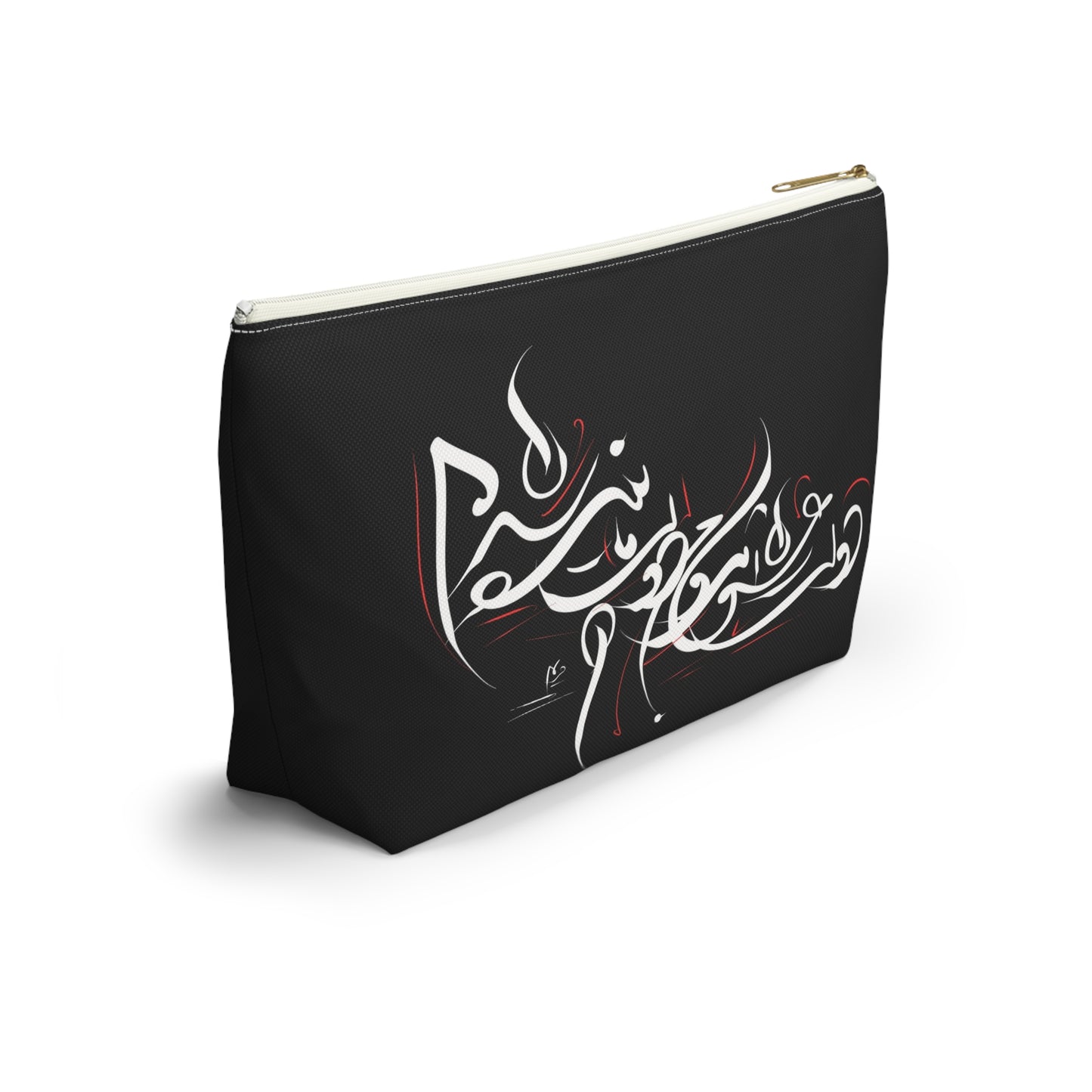 . Persian calligraphy Accessory Pouch w T-bottom