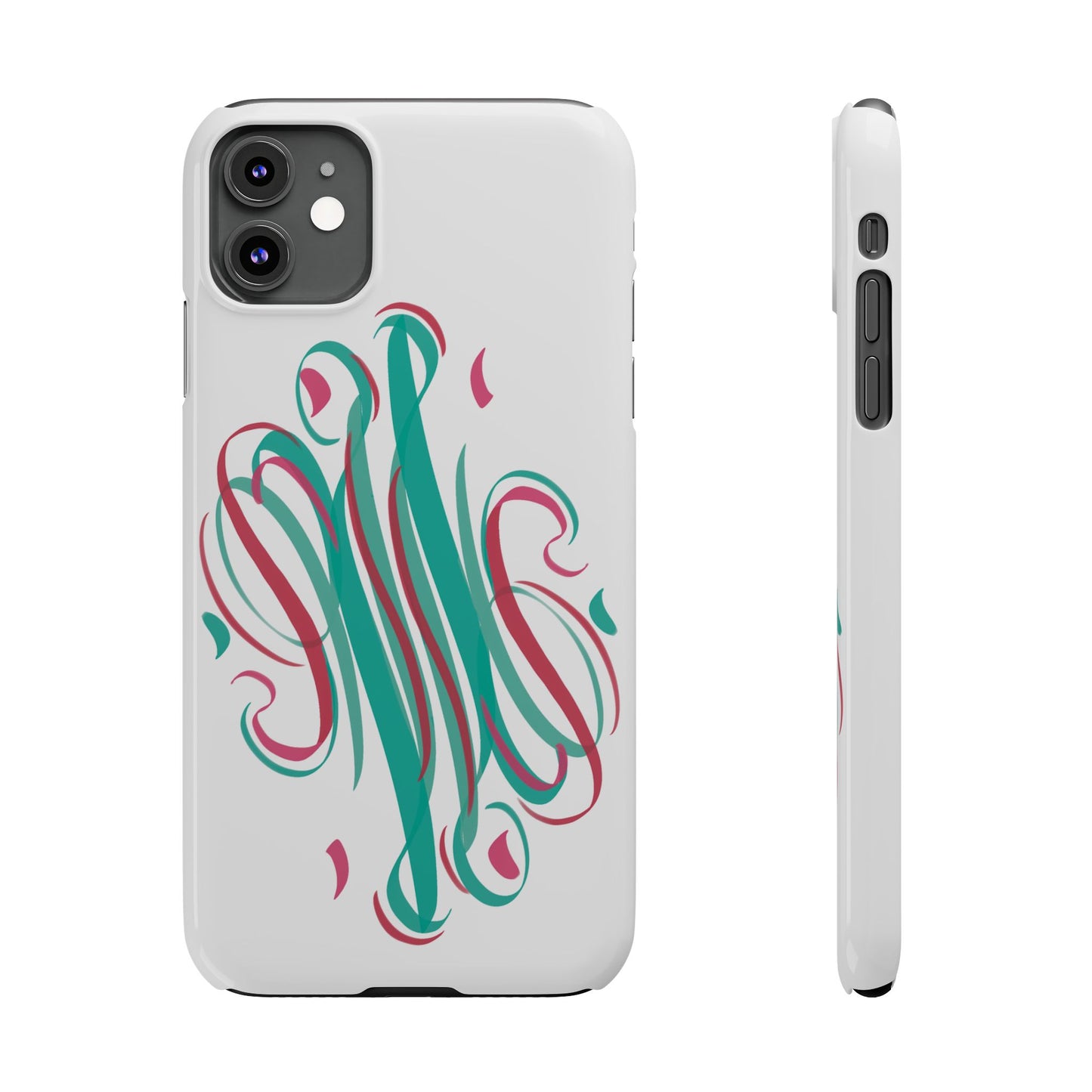 Spring inspired Modern Art  Slim Phone Case -,