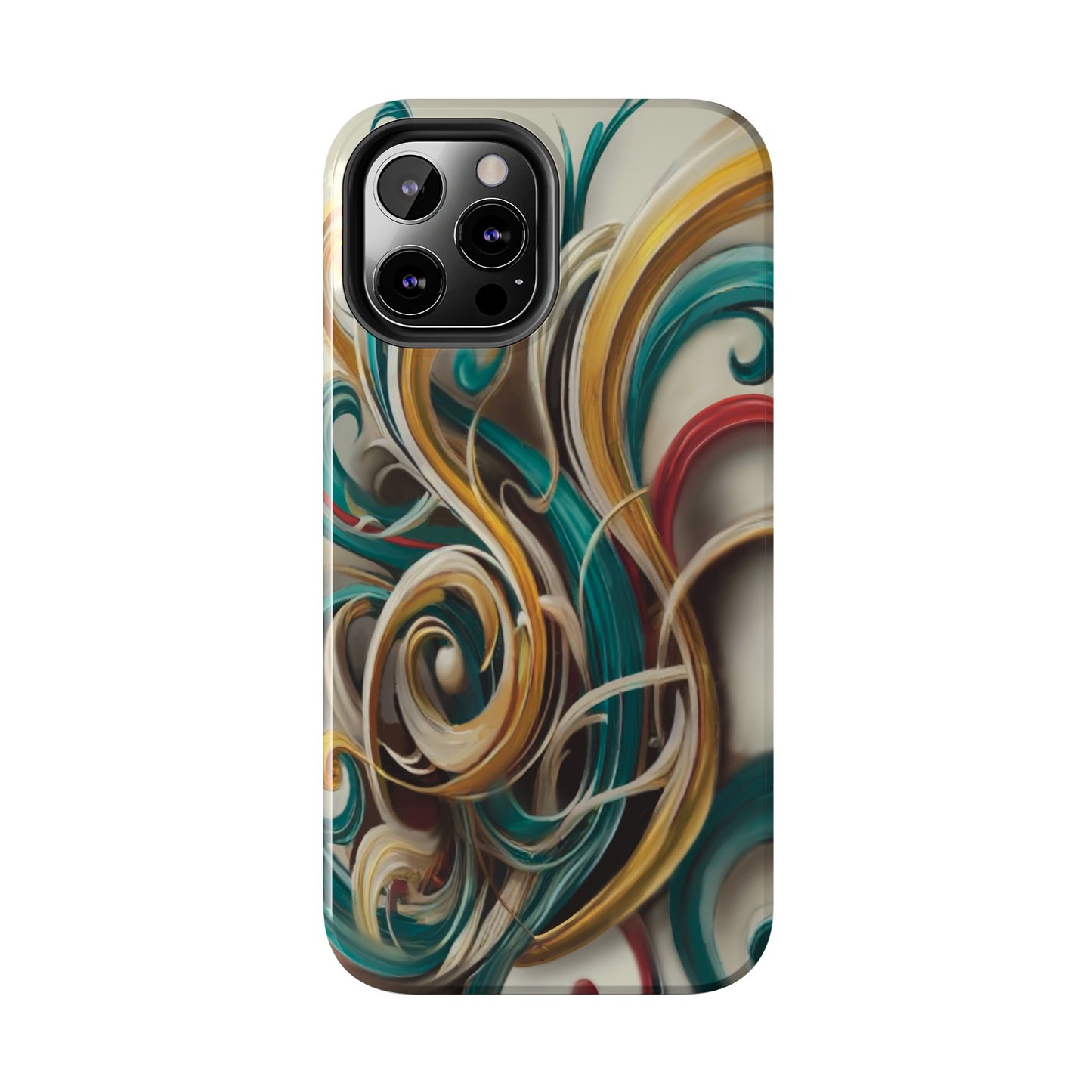 Marble Abstract Phone Case Calligraphy
