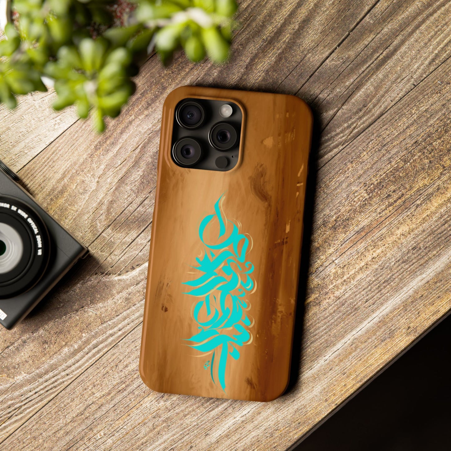 Modern Art  Slim Phone Case -LOVE
