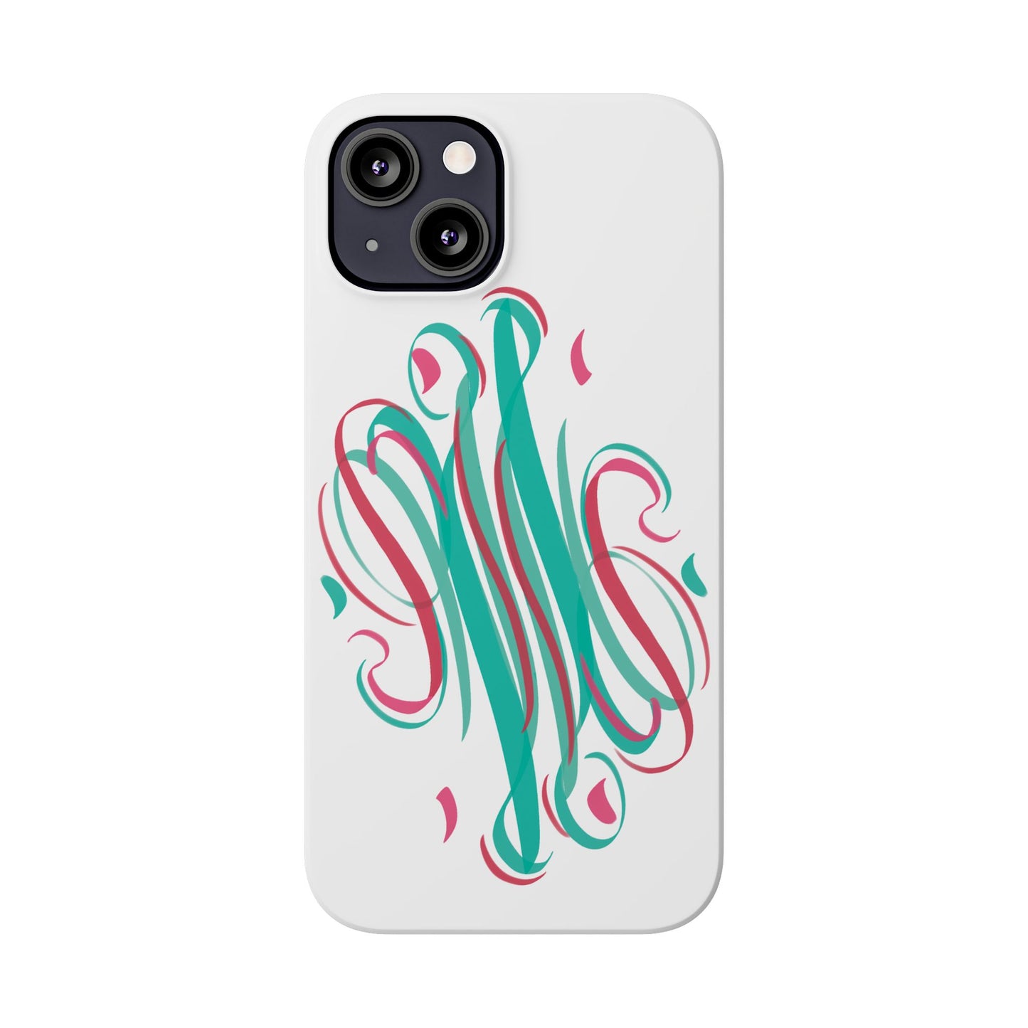 Spring inspired Modern Art  Slim Phone Case -,