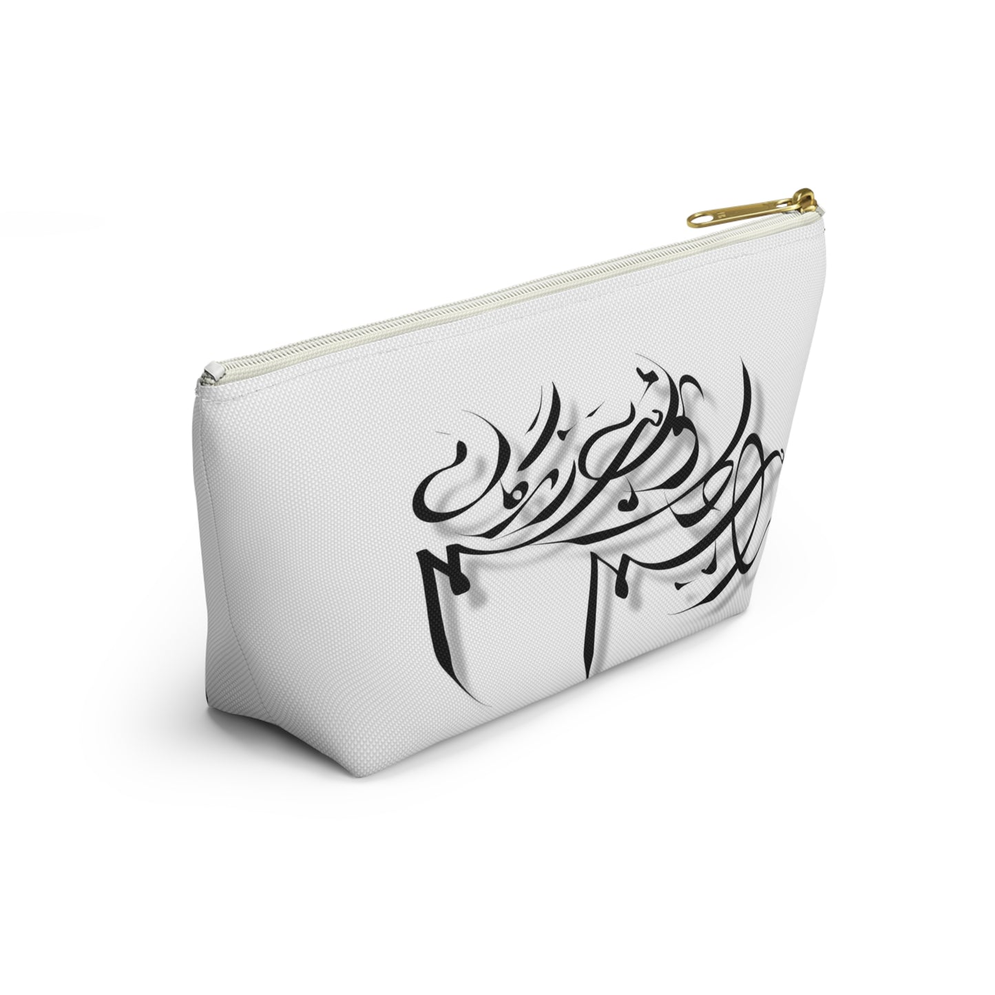 Modern calligraphy Accessory Pouch w T-bottom