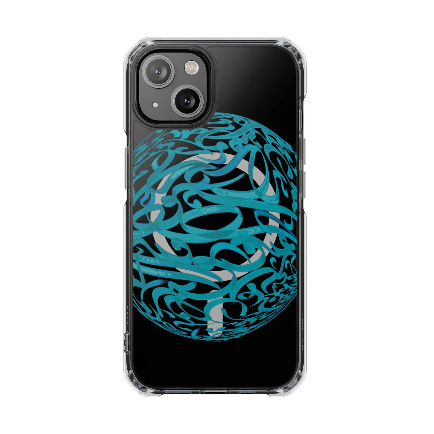 Copy of Copy of Phone Case - Pink Ribbon Persian Calligraphy Design - Magnetic Case