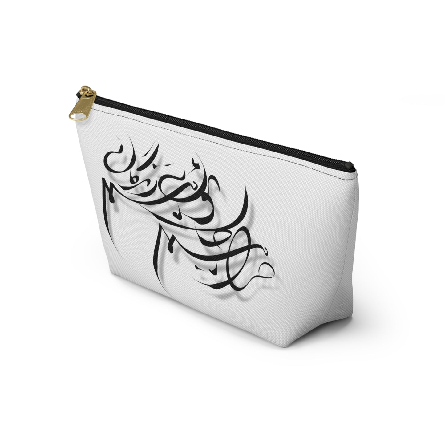 Modern calligraphy Accessory Pouch w T-bottom