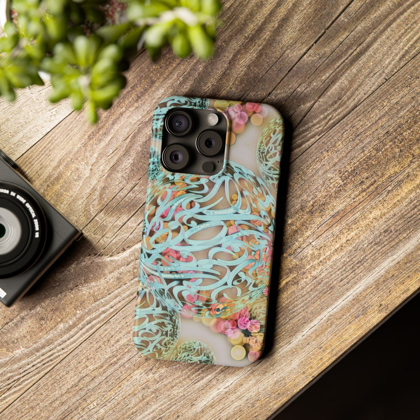 Copy of Copy of Copy of ' Modern Art  Slim Phone Case -LOVE I-