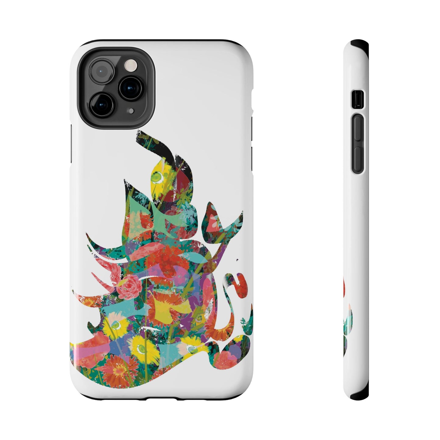 Phone Case - Flower Persian Calligraphy Design, Unique, Limited Edition