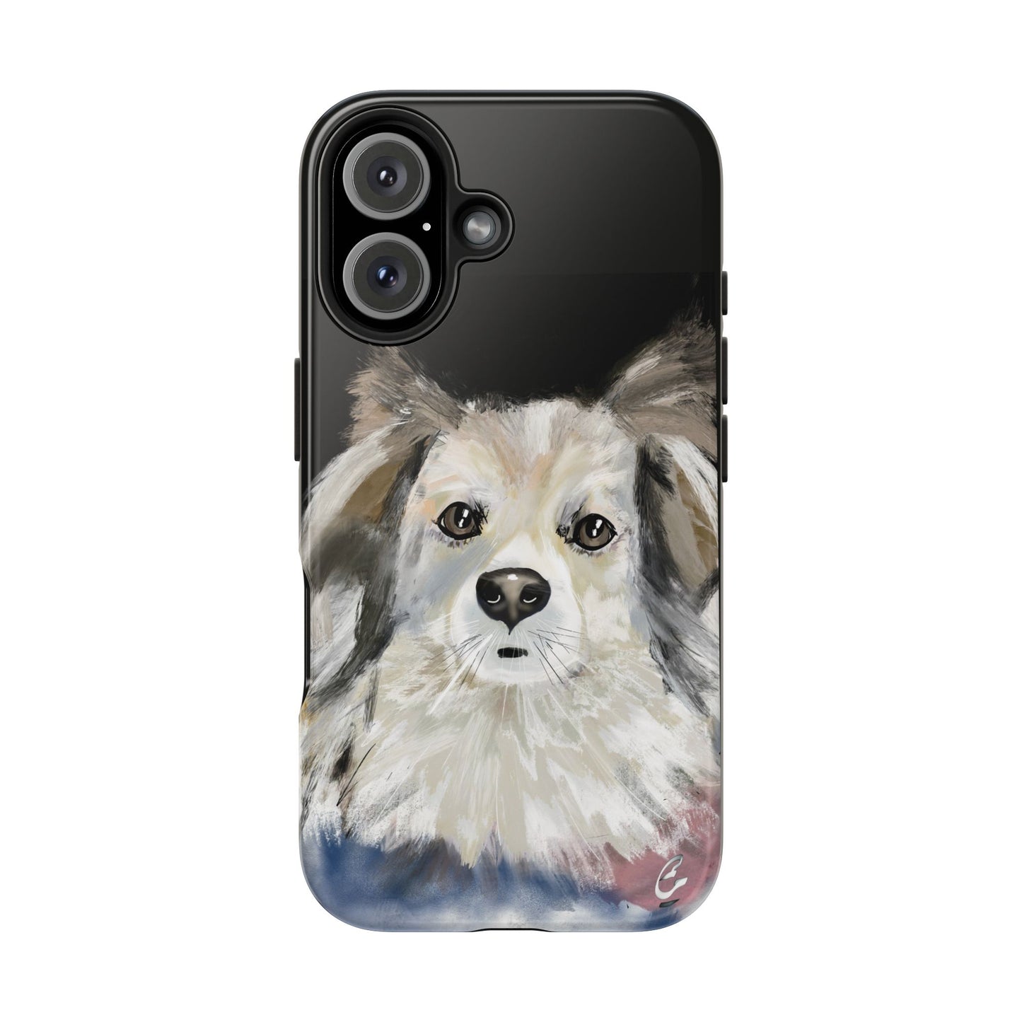 Dog Watercolor Tough Phone Case