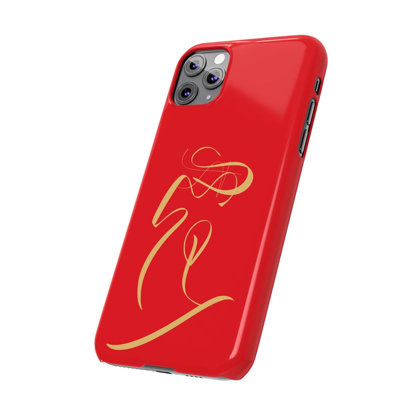 Modern Calligraphy Slim Phone Case -LOVE