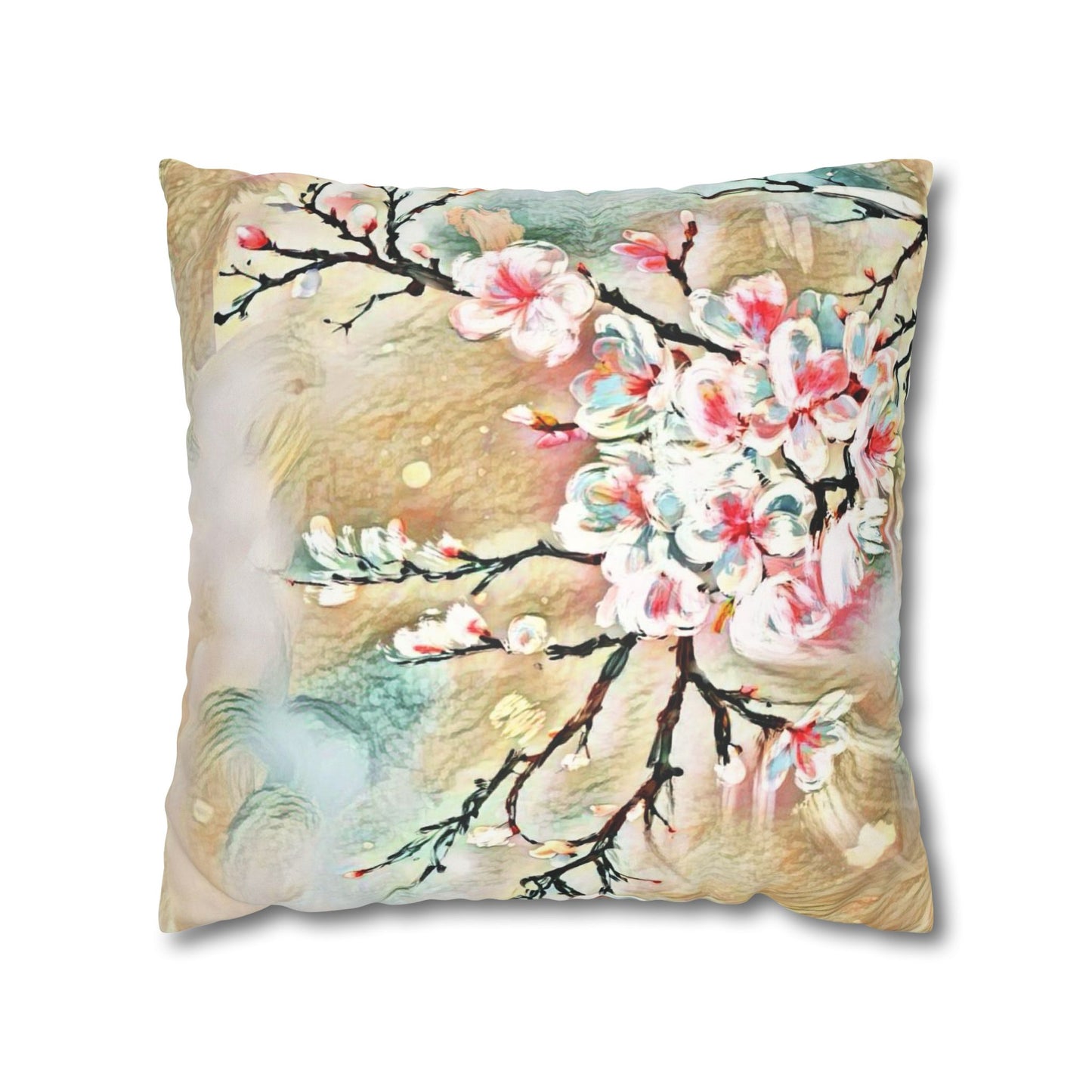 Spring Pillowcase - Modern Art Portrait Watercolour Design