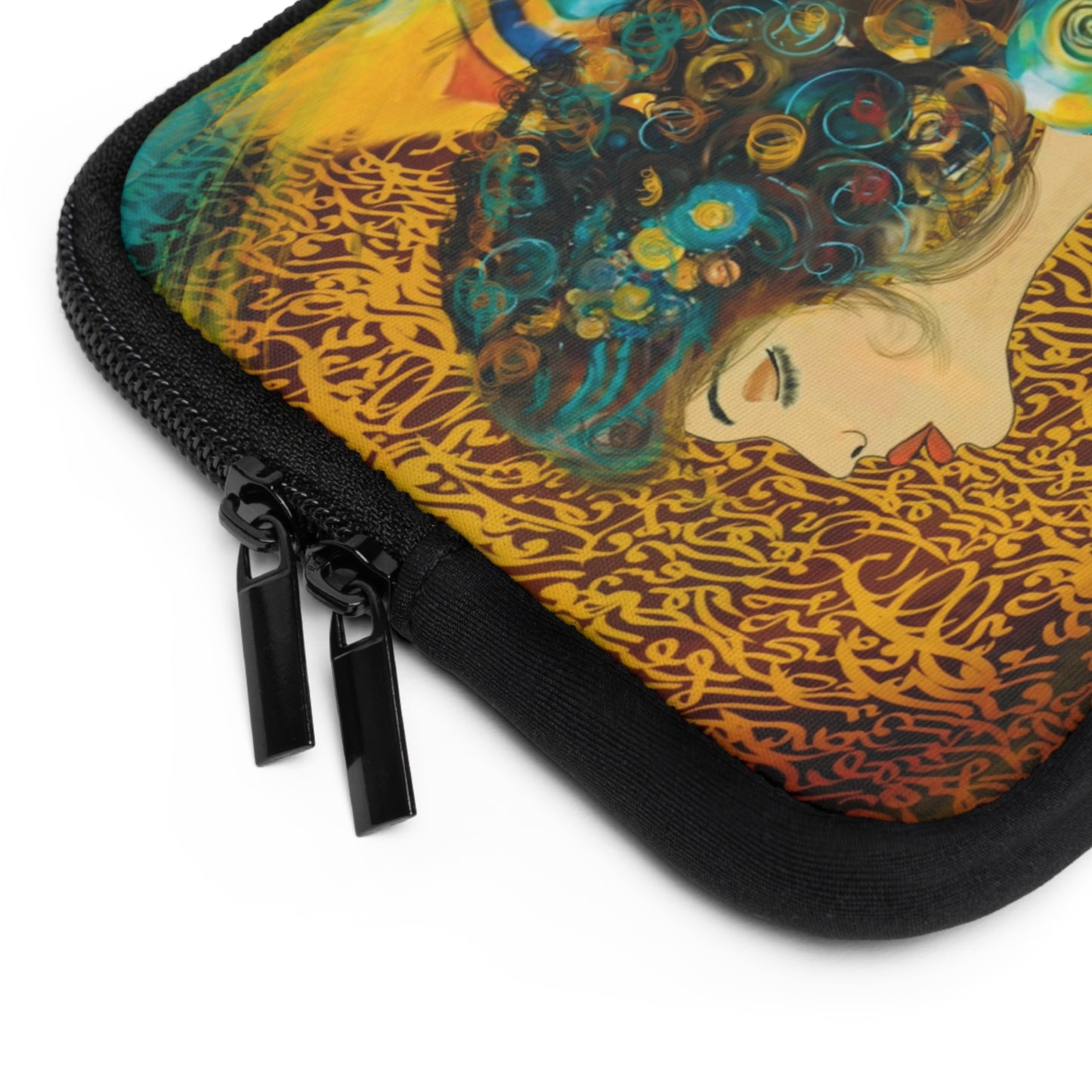 Laptop Sleeve - Ethereal Swirls Modern Digital Art Design