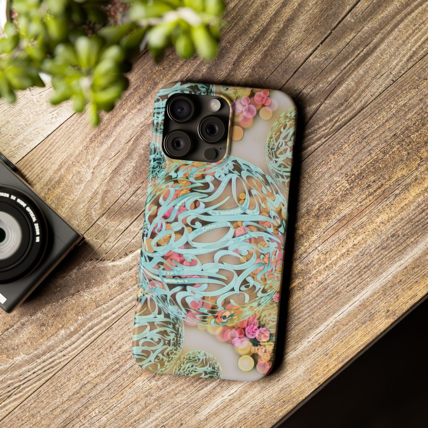 Copy of Copy of Copy of ' Modern Art  Slim Phone Case -LOVE I-