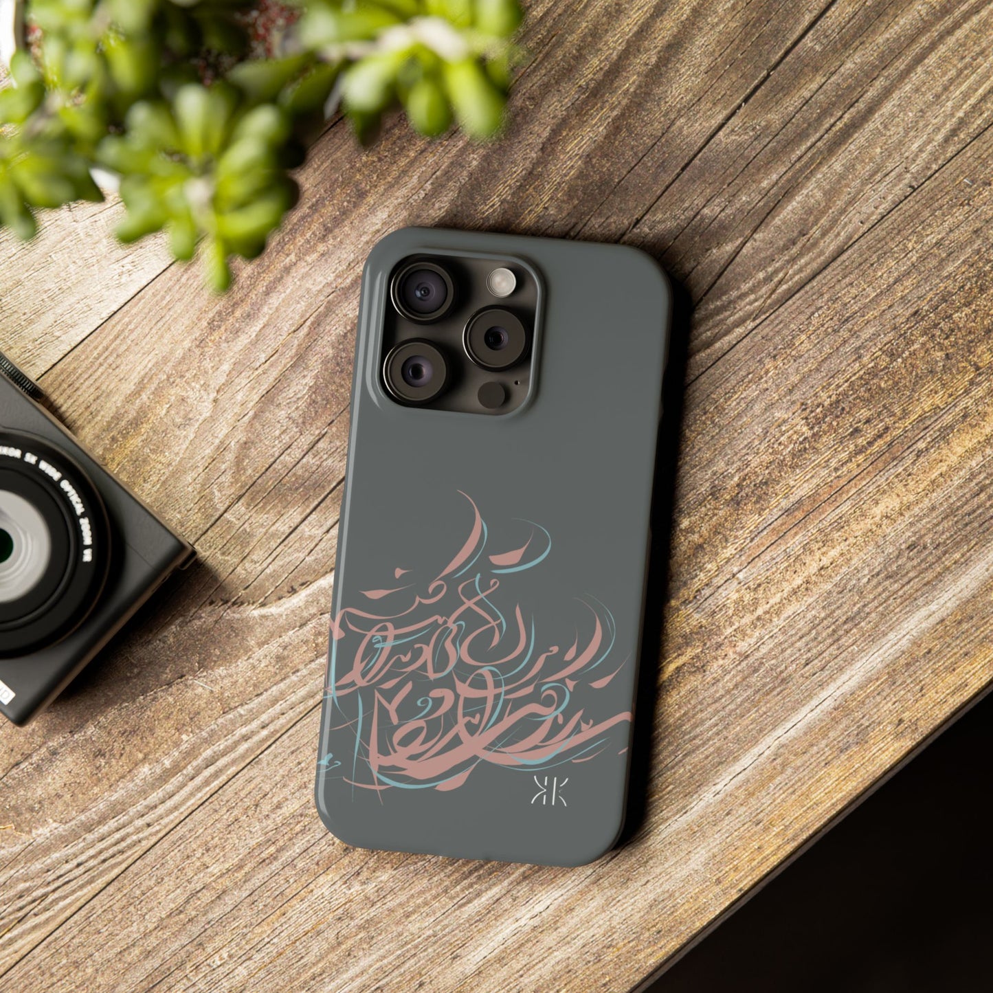 Modern Persian  Calligraphy Kalli K   Slim Phone Case
