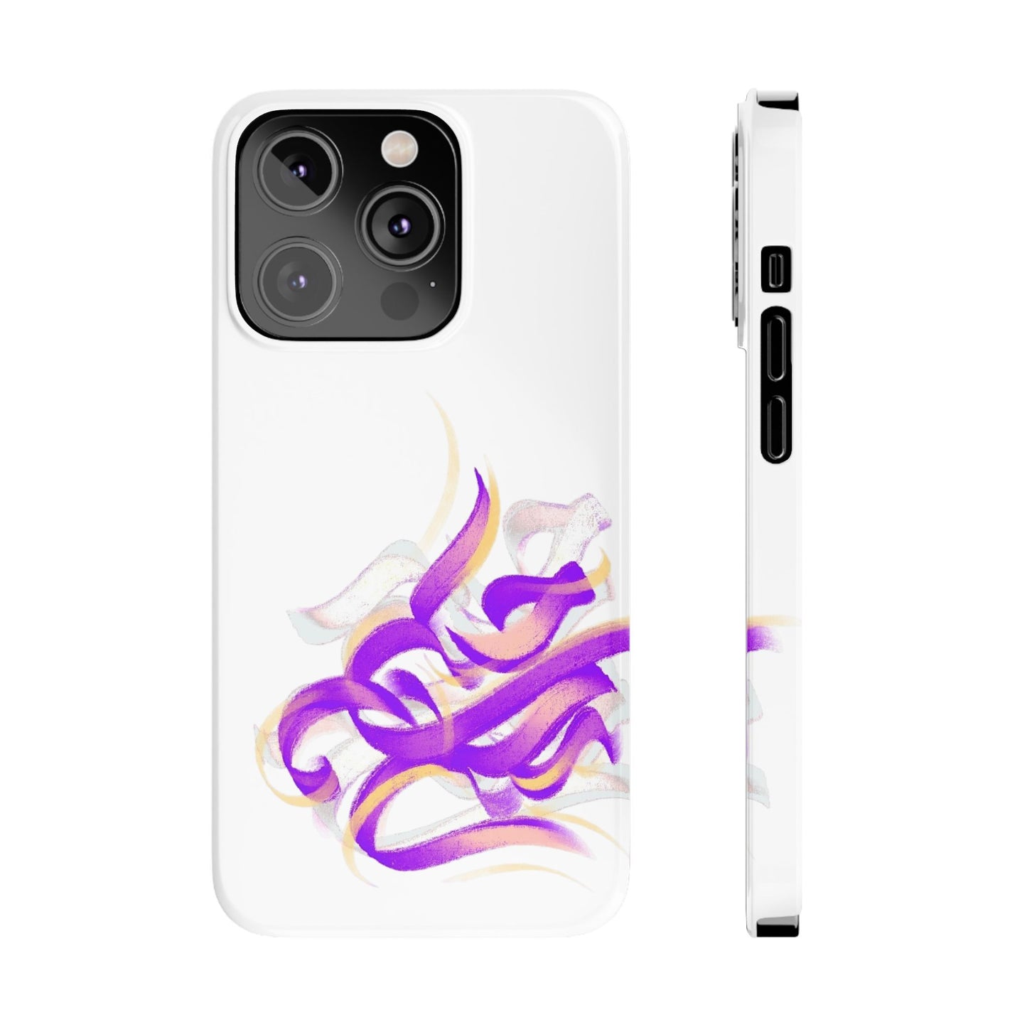 Copy of ' Modern Art  Slim Phone Case-Lily