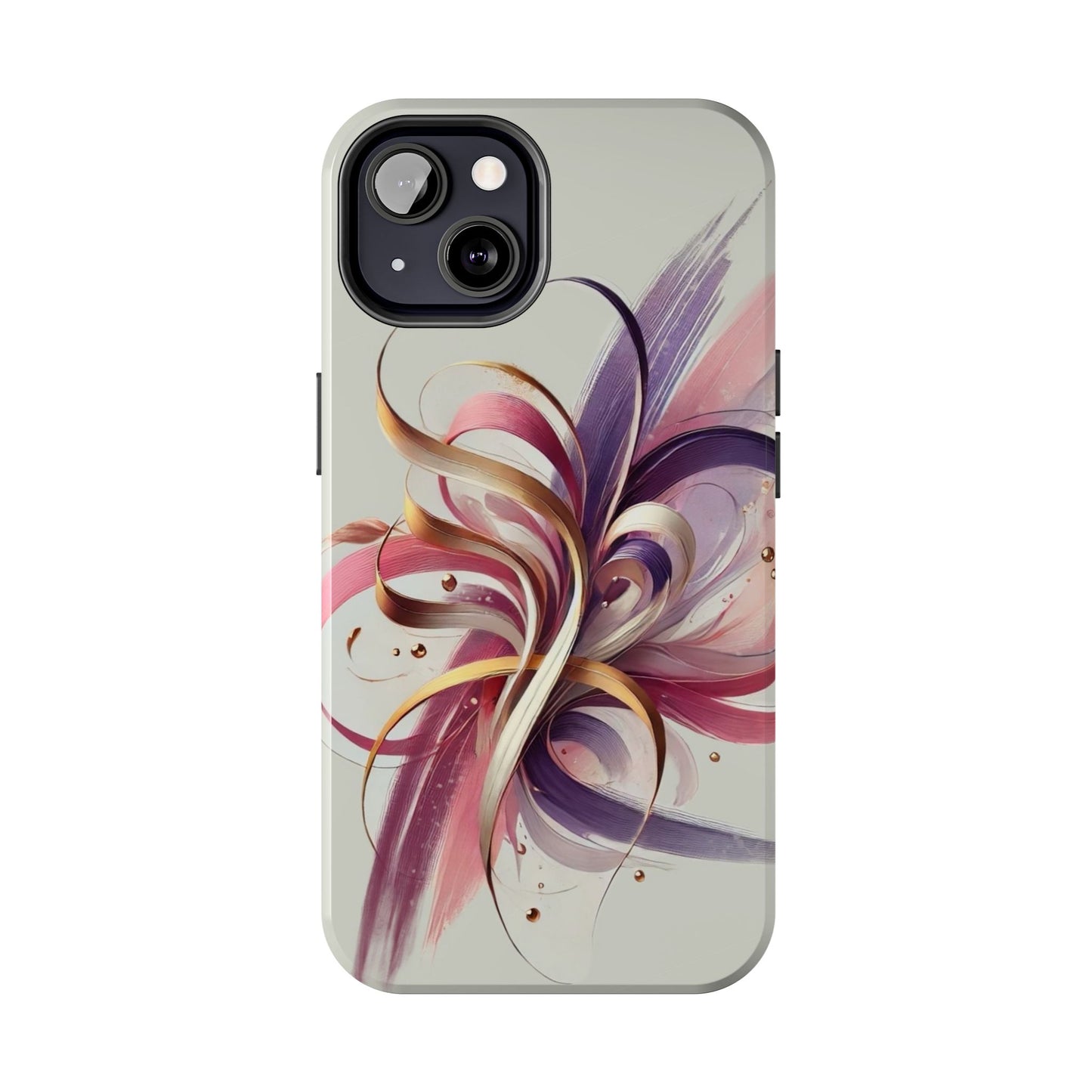 Phone Cases - Colorful Calligraphy Flower Chic Stylish Design