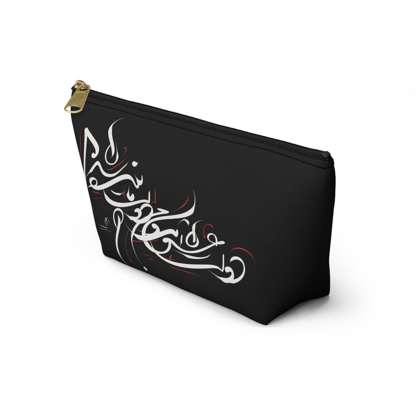 . Persian calligraphy Accessory Pouch w T-bottom