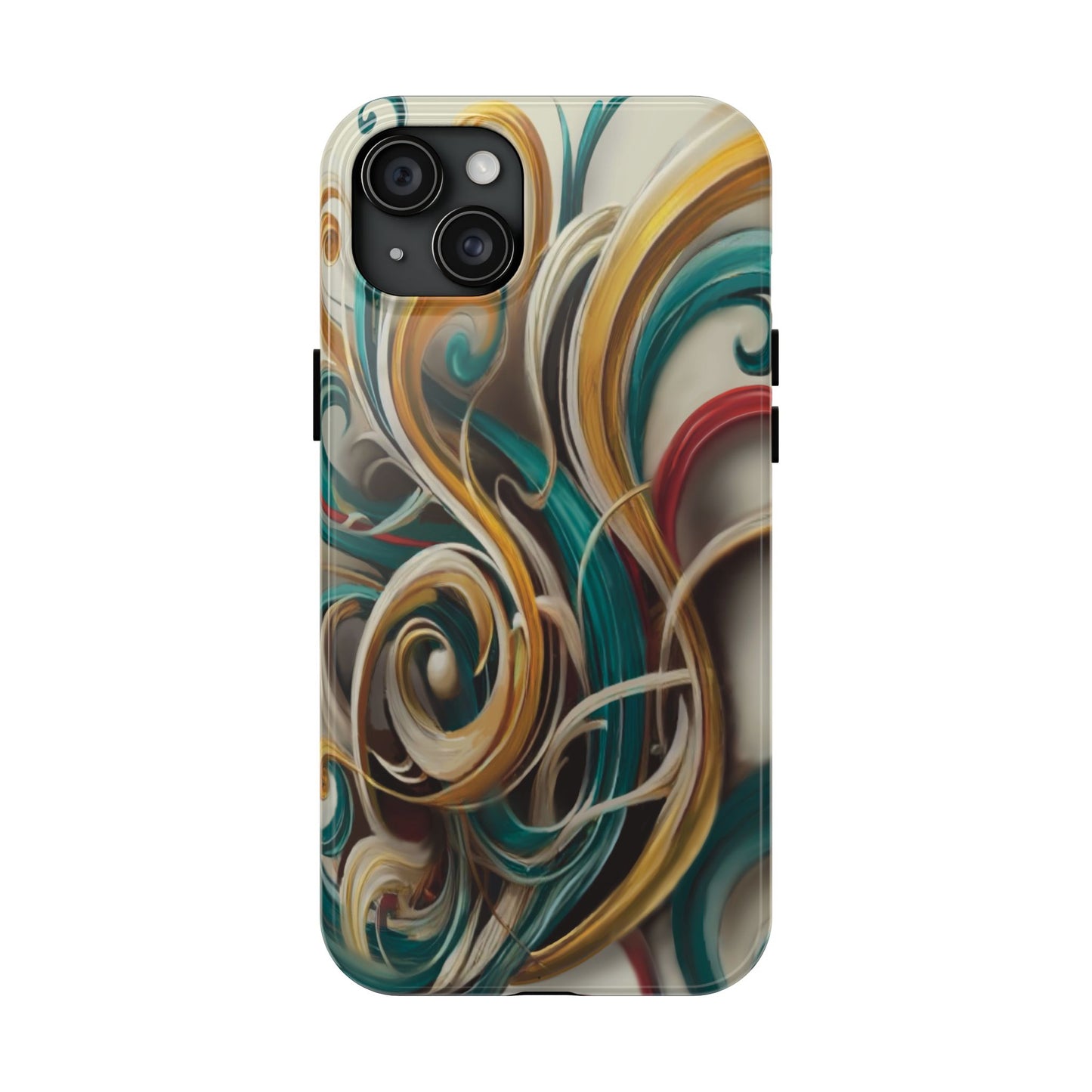 Marble Abstract Phone Case Calligraphy