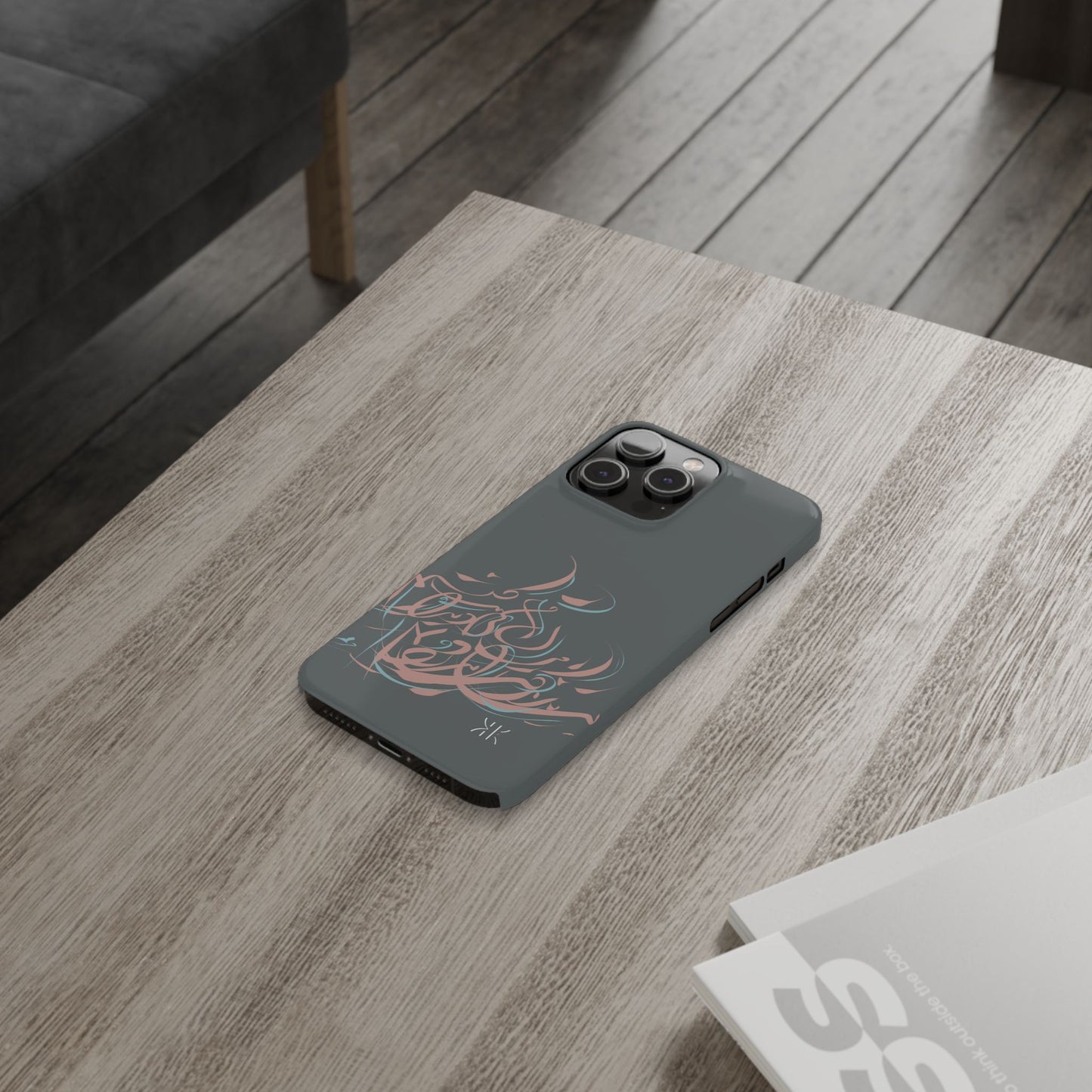 Modern Persian  Calligraphy Kalli K   Slim Phone Case