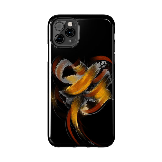 Calligraphy strokes Tough Phone Case