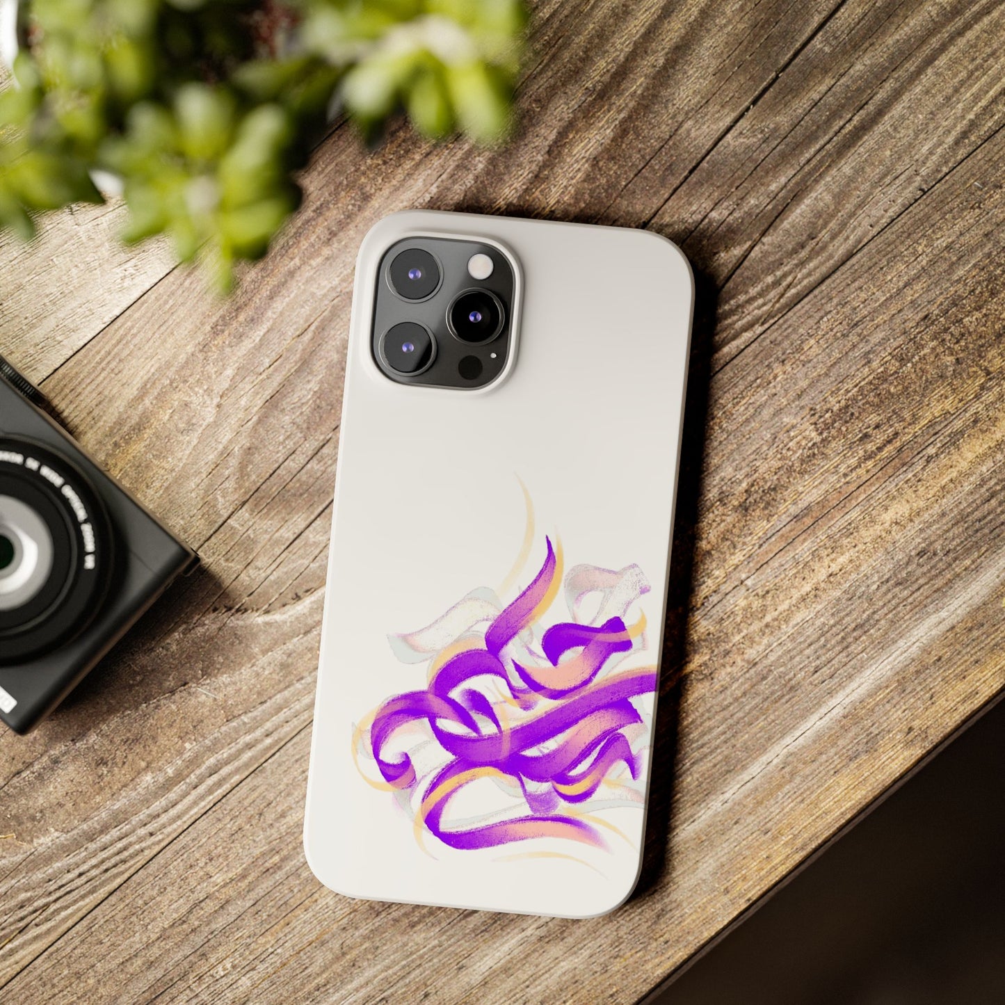 Copy of ' Modern Art  Slim Phone Case-Lily