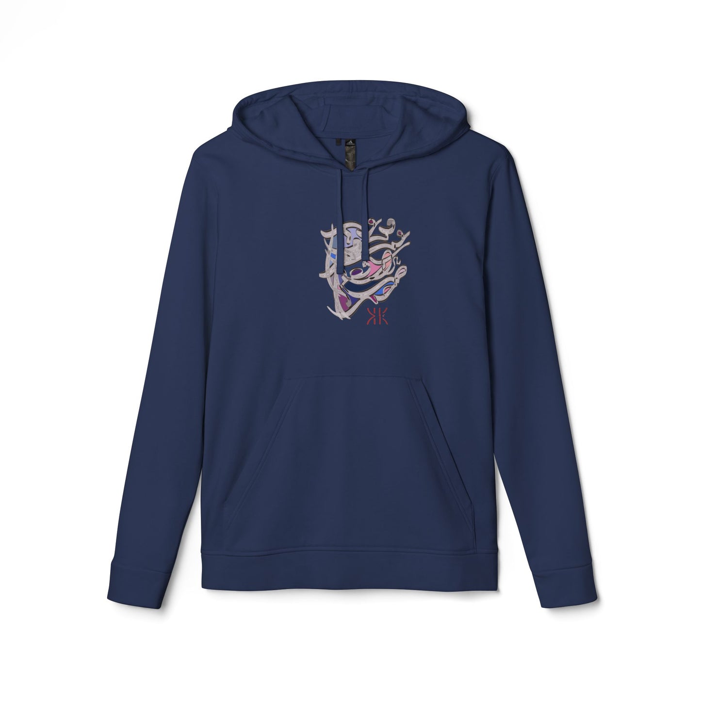Kalli K X Adidas Unisex Fleece Hoodie- modern calligraphy design