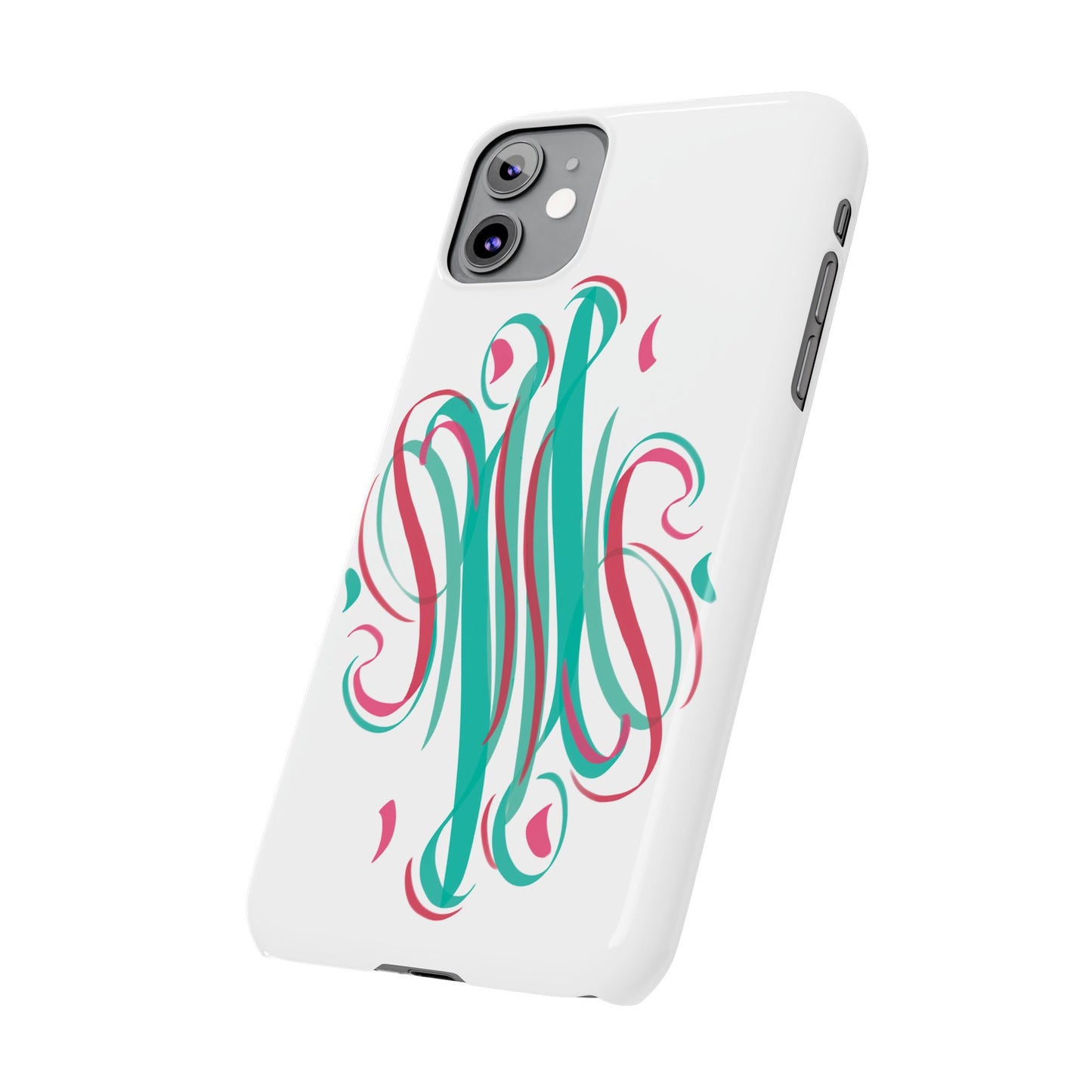 Spring inspired Modern Art  Slim Phone Case -,