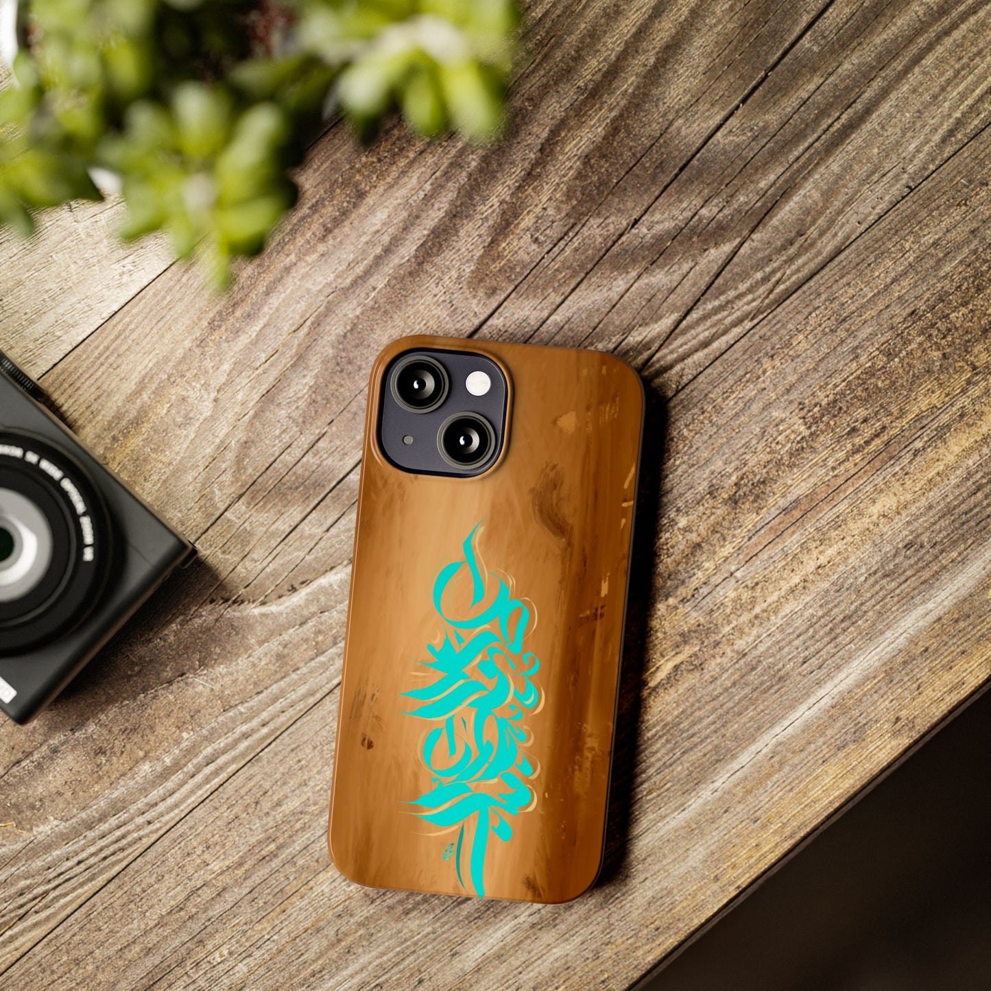Modern Art  Slim Phone Case -LOVE