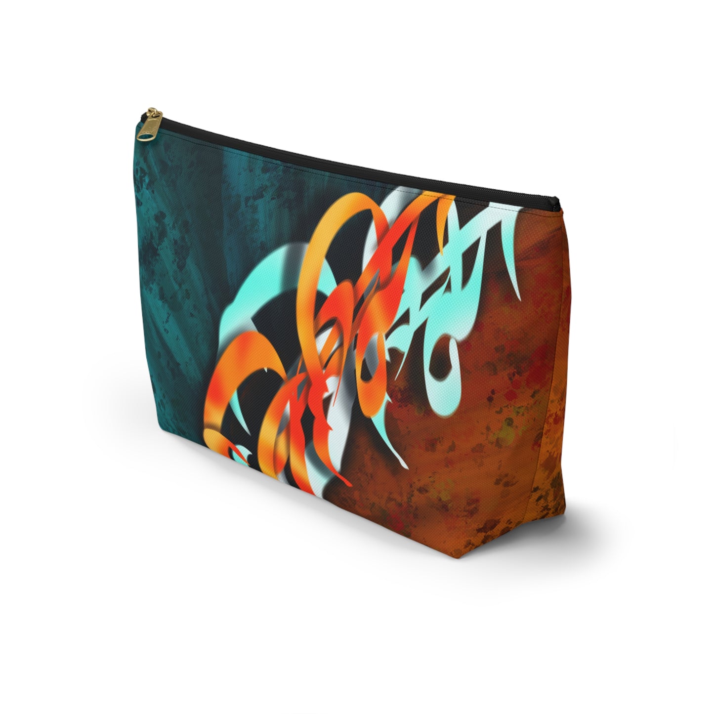 Persian Calligraphy Art Accessory Pouch w T-bottom