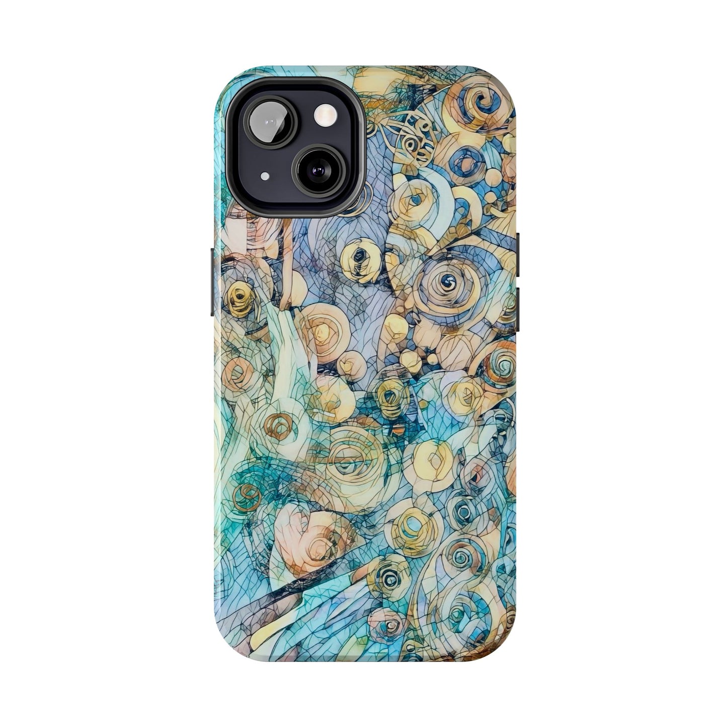 Golden Swirls Phone Case