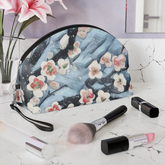 Blossom Calligraphy Stroke Makeup Bag