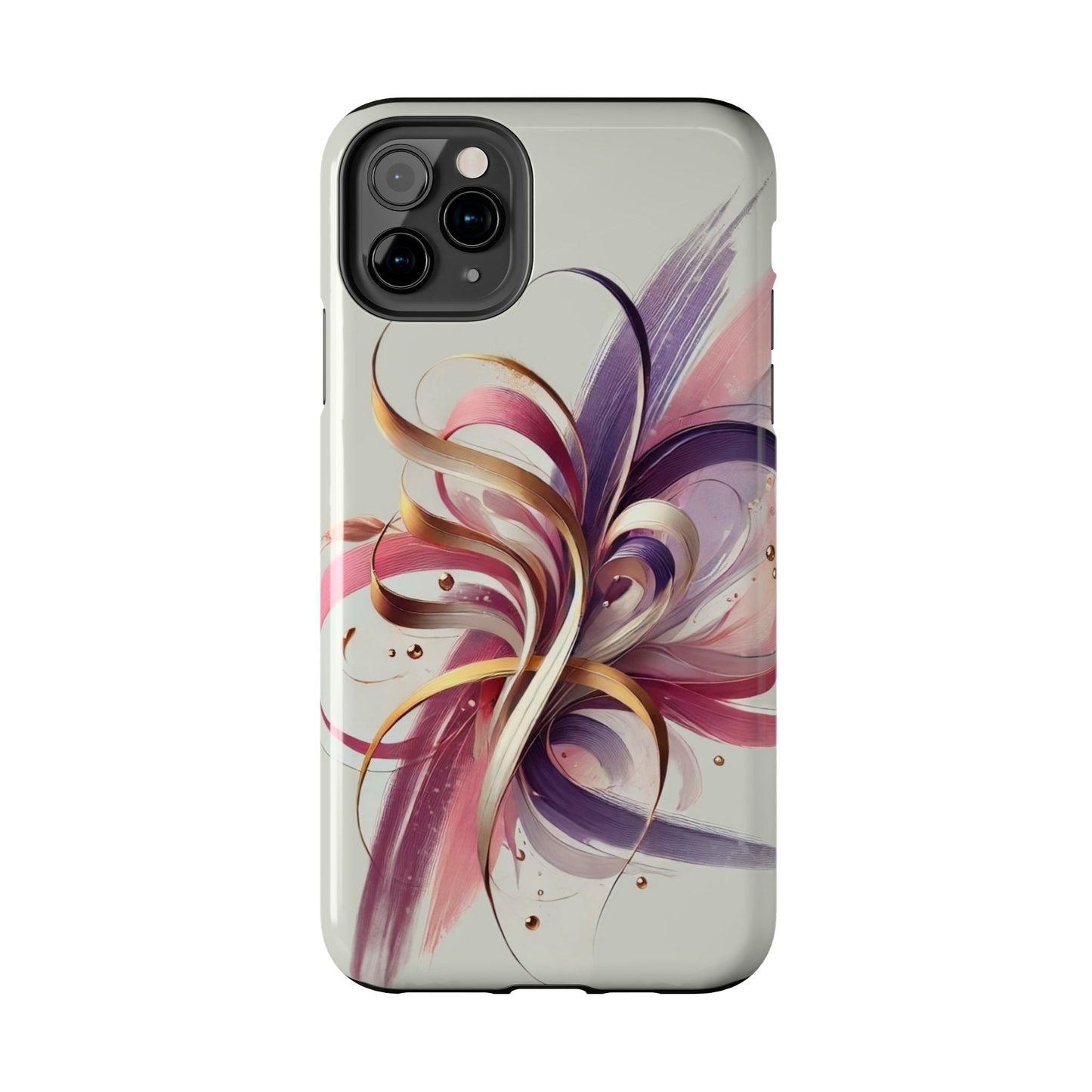 Phone Cases - Colorful Calligraphy Flower Chic Stylish Design