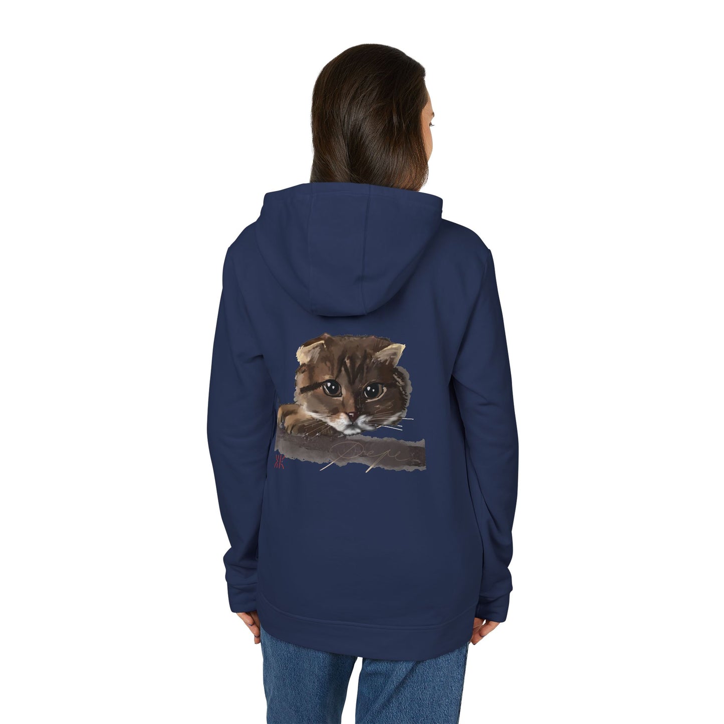 Kalli K X Adidas Unisex Fleece Hoodie- Pepe series