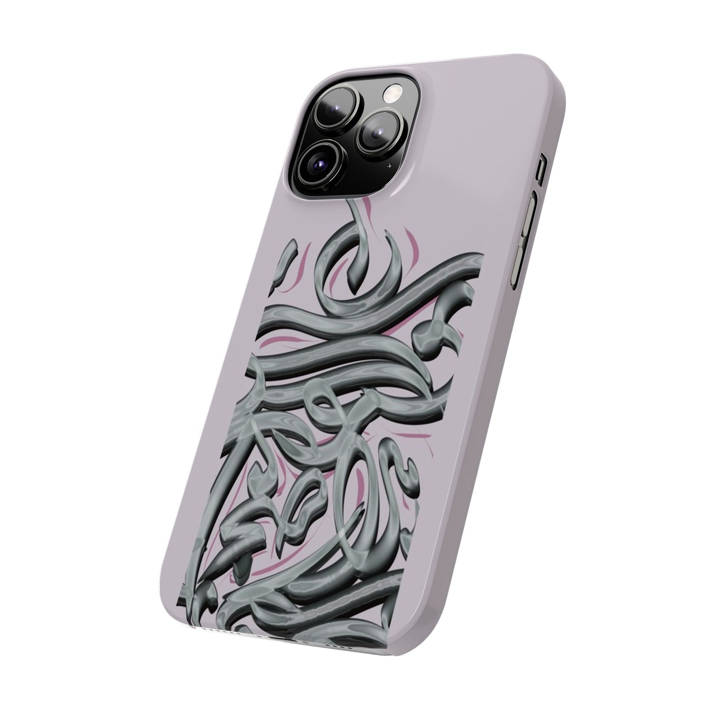 Modern Art  Slim Phone Case -LOVE,