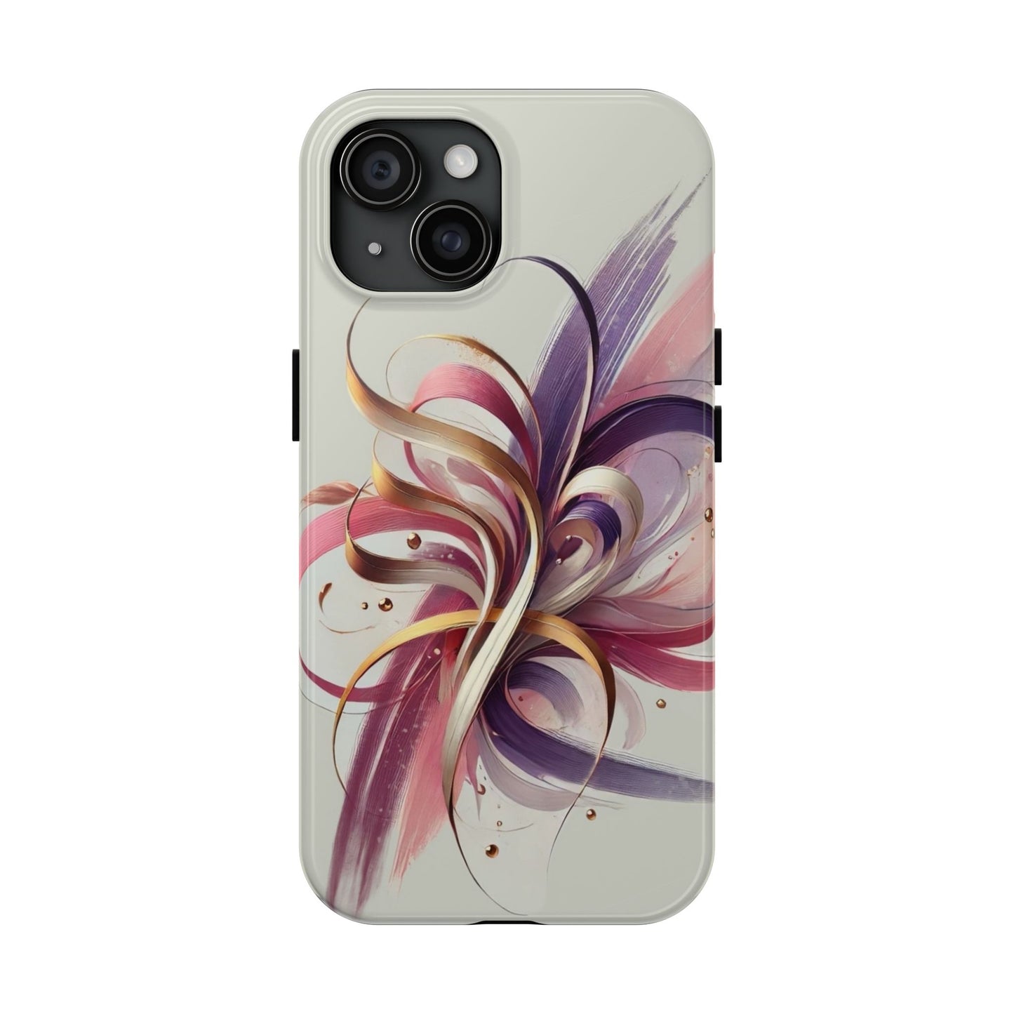 Phone Cases - Colorful Calligraphy Flower Chic Stylish Design