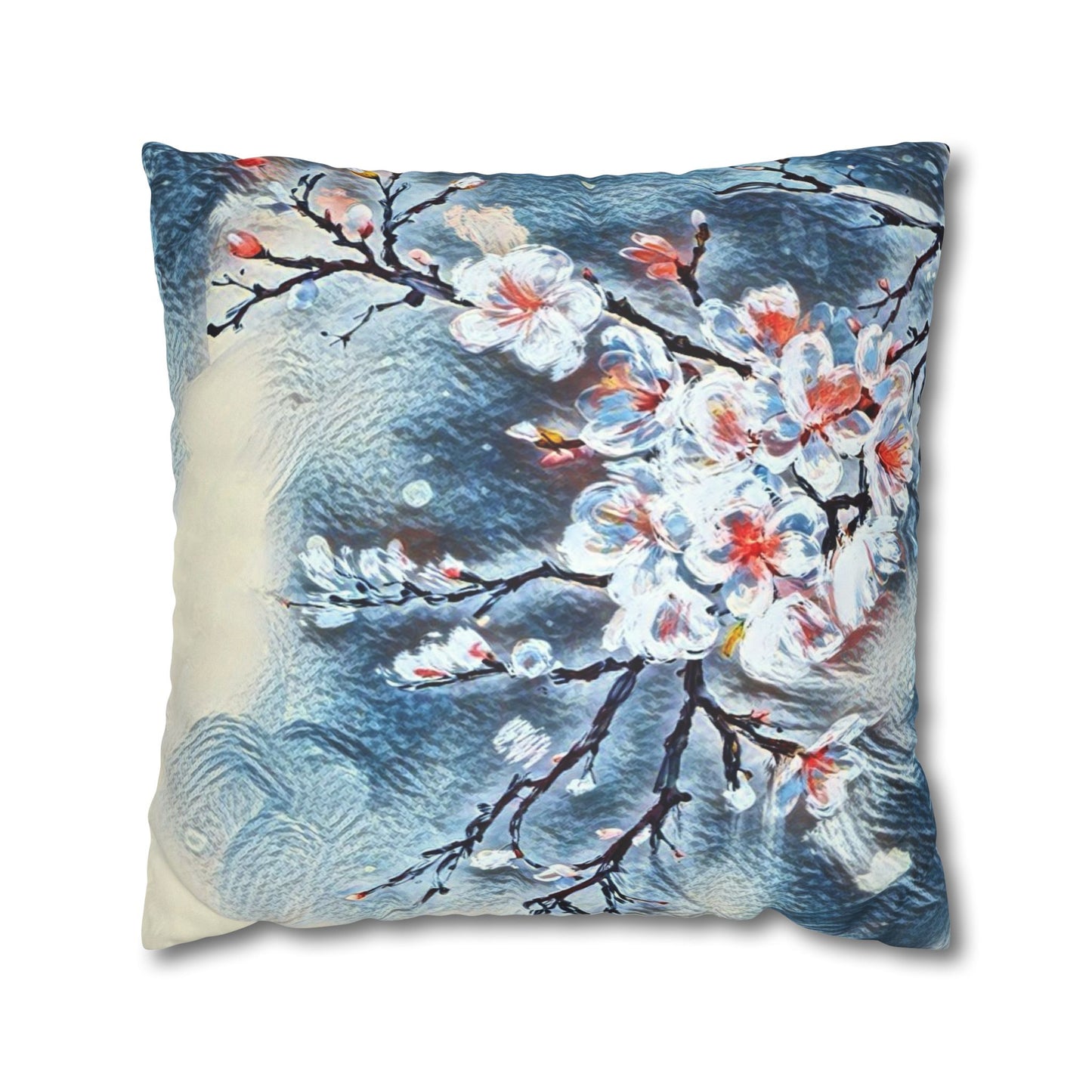Spring Pillowcase - Modern Art Portrait Watercolour Design