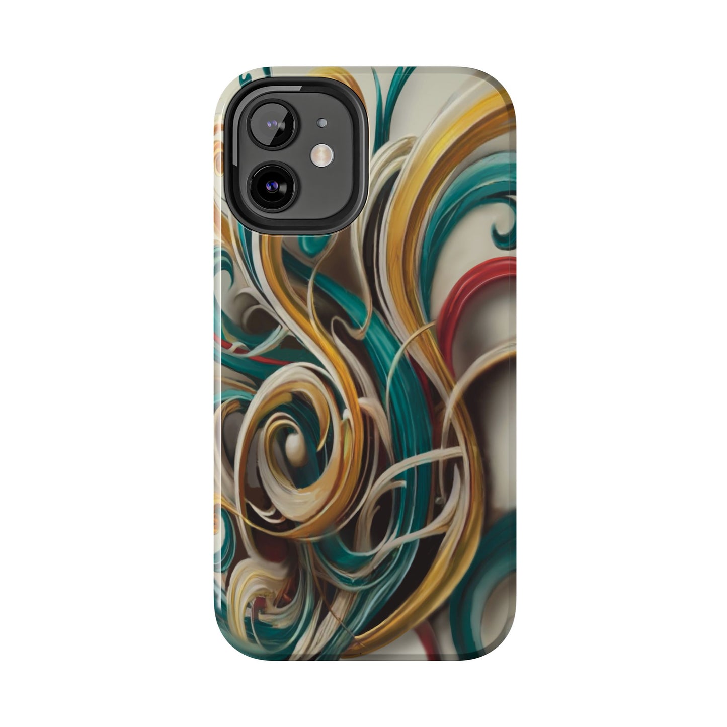 Marble Abstract Phone Case Calligraphy