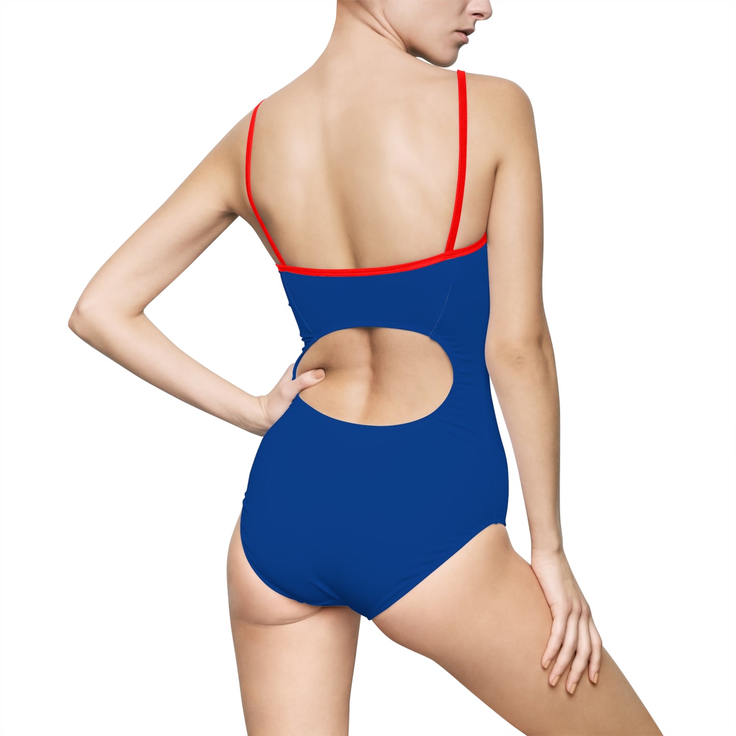 Kalli K Modern Persian Calligraphy  Women's One-Piece Swimsuit - Summer Pool Party Essential