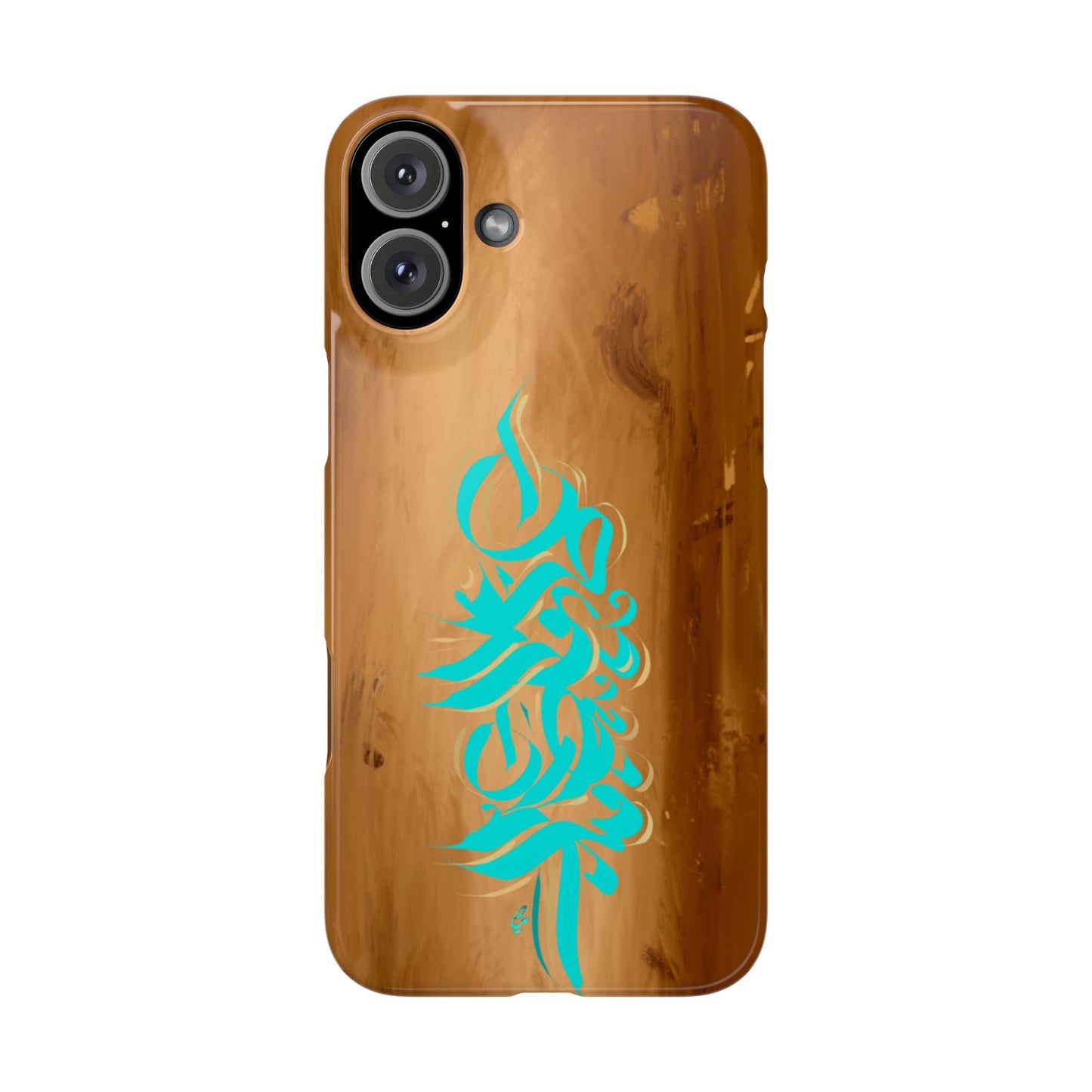 Modern Art  Slim Phone Case -LOVE