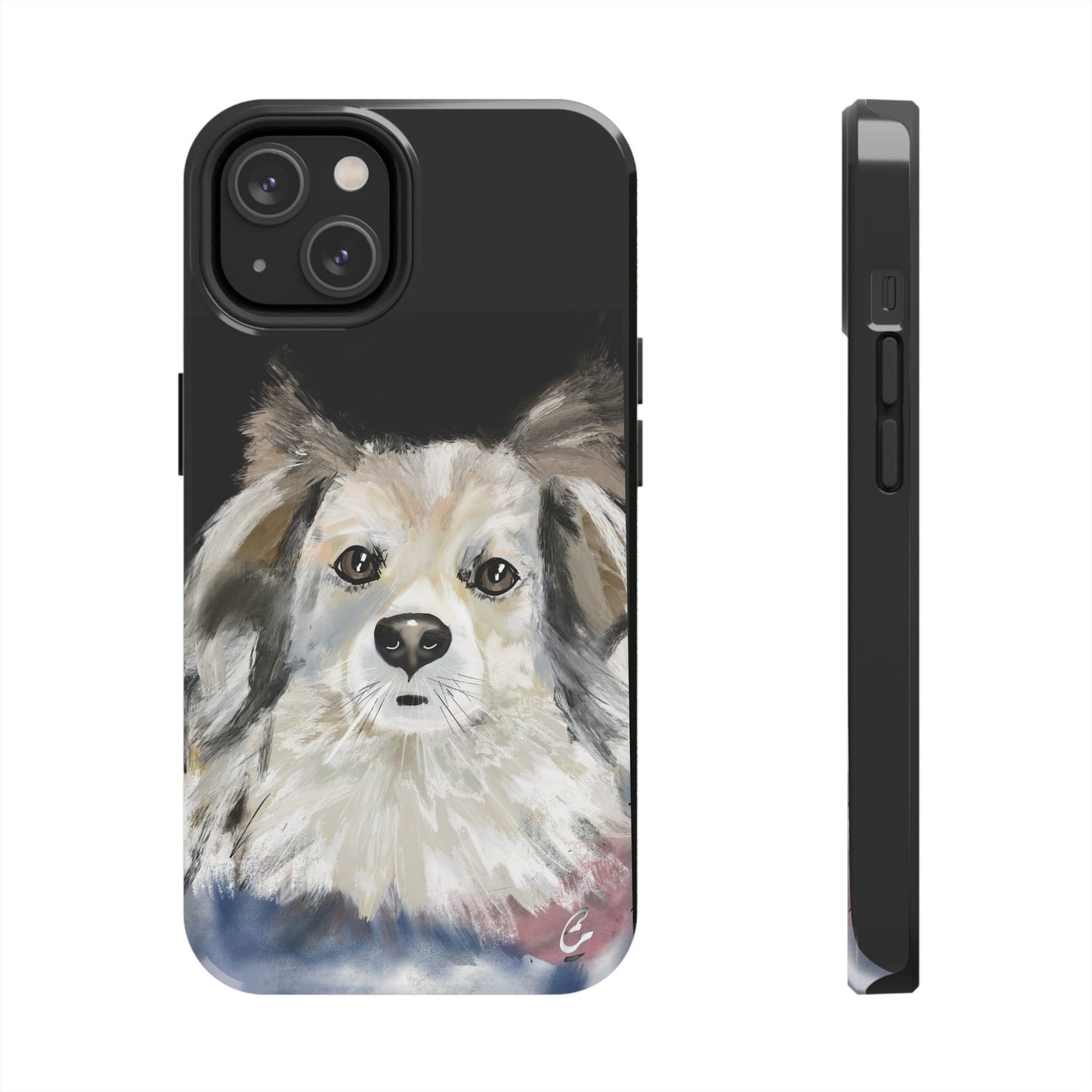 Dog Watercolor Tough Phone Case