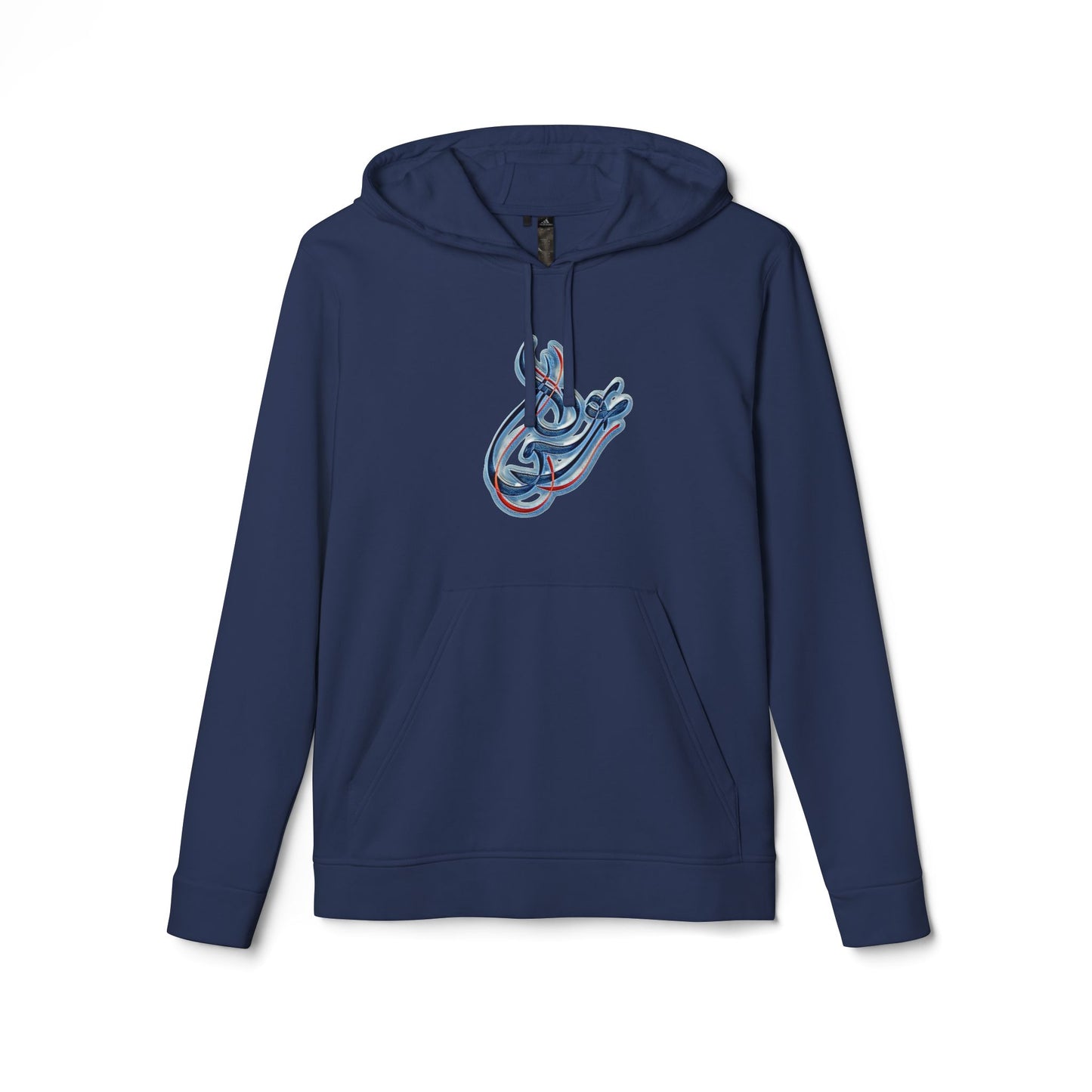 Kalli K X Adidas Unisex Fleece Hoodie-Modern Calligraphy LOVE