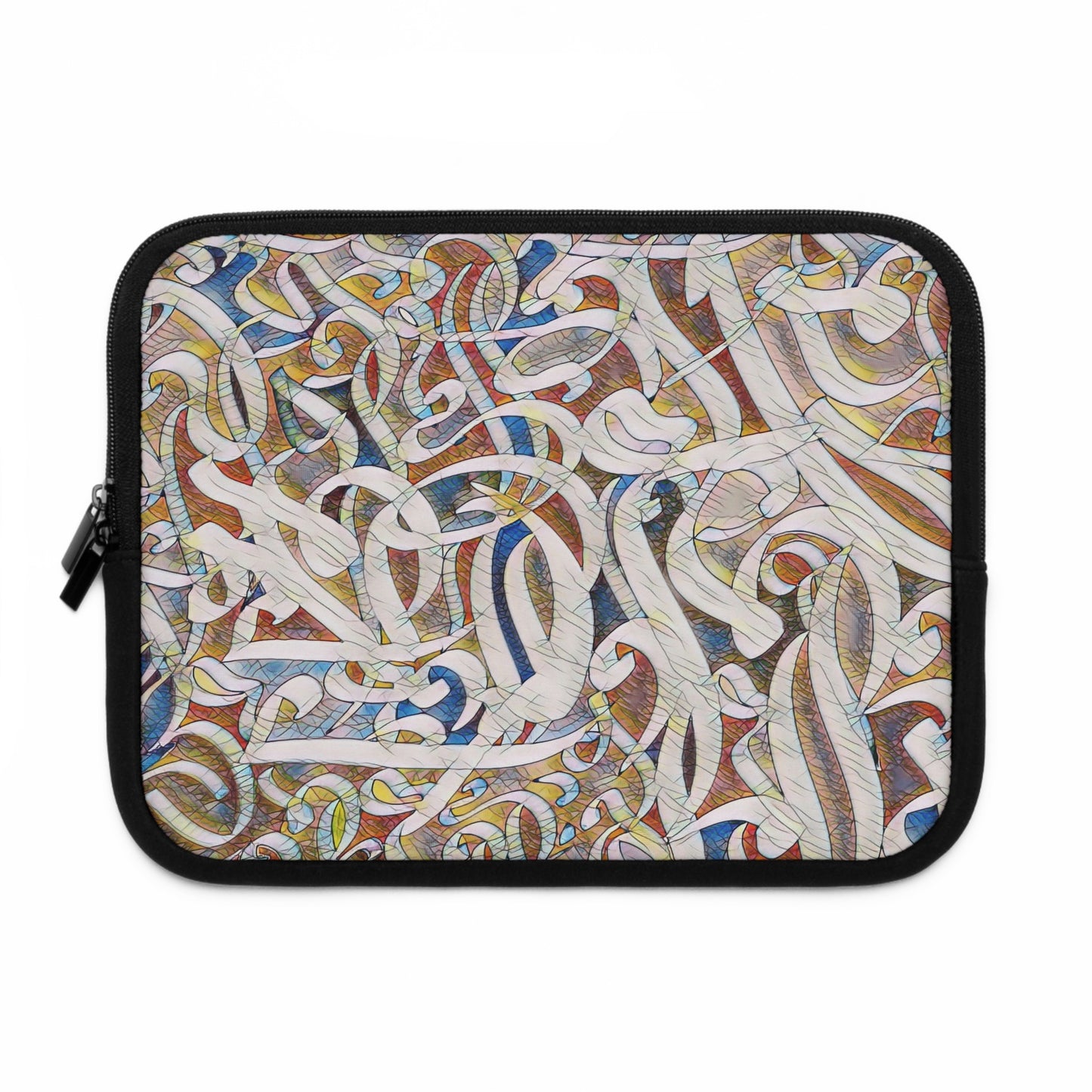 Laptop Sleeve -Modern Digital Calligraphy Art Design