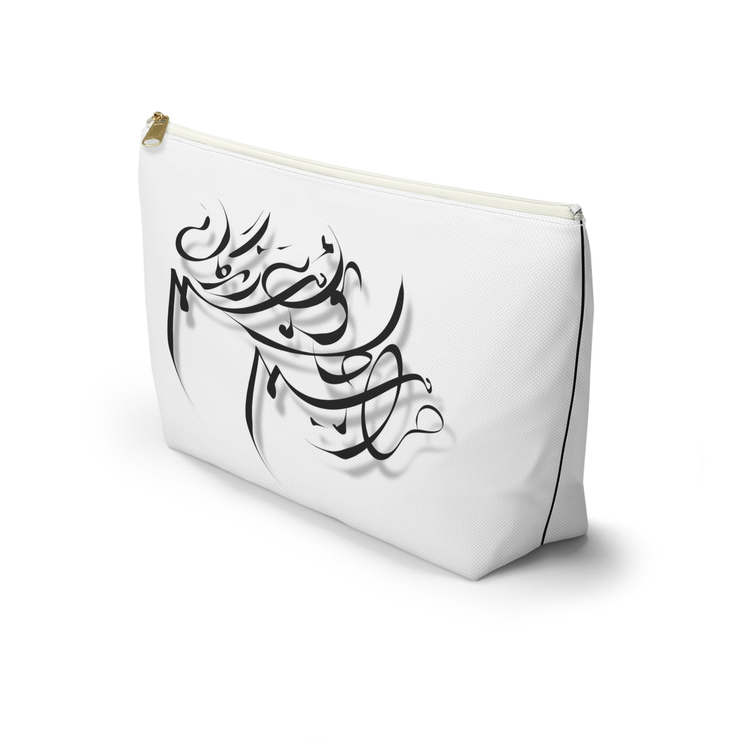 Modern calligraphy Accessory Pouch w T-bottom