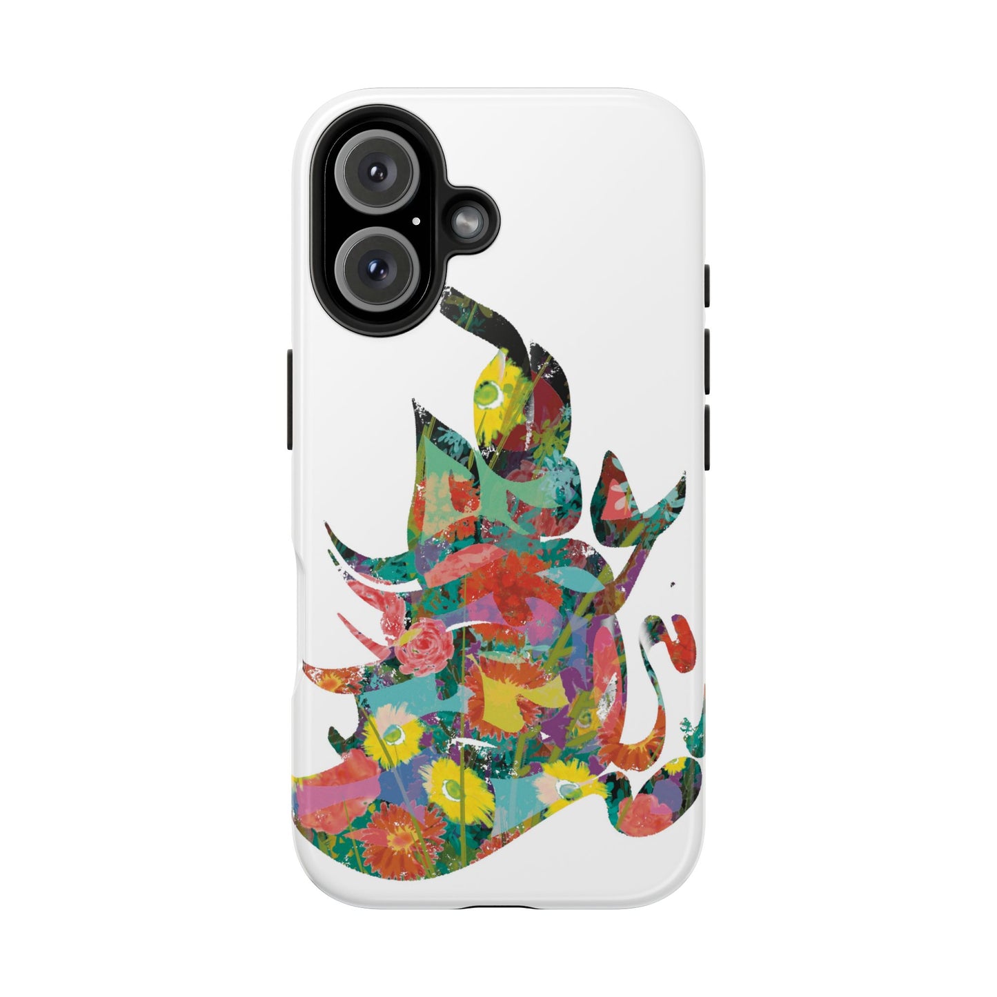 Phone Case - Flower Persian Calligraphy Design, Unique, Limited Edition