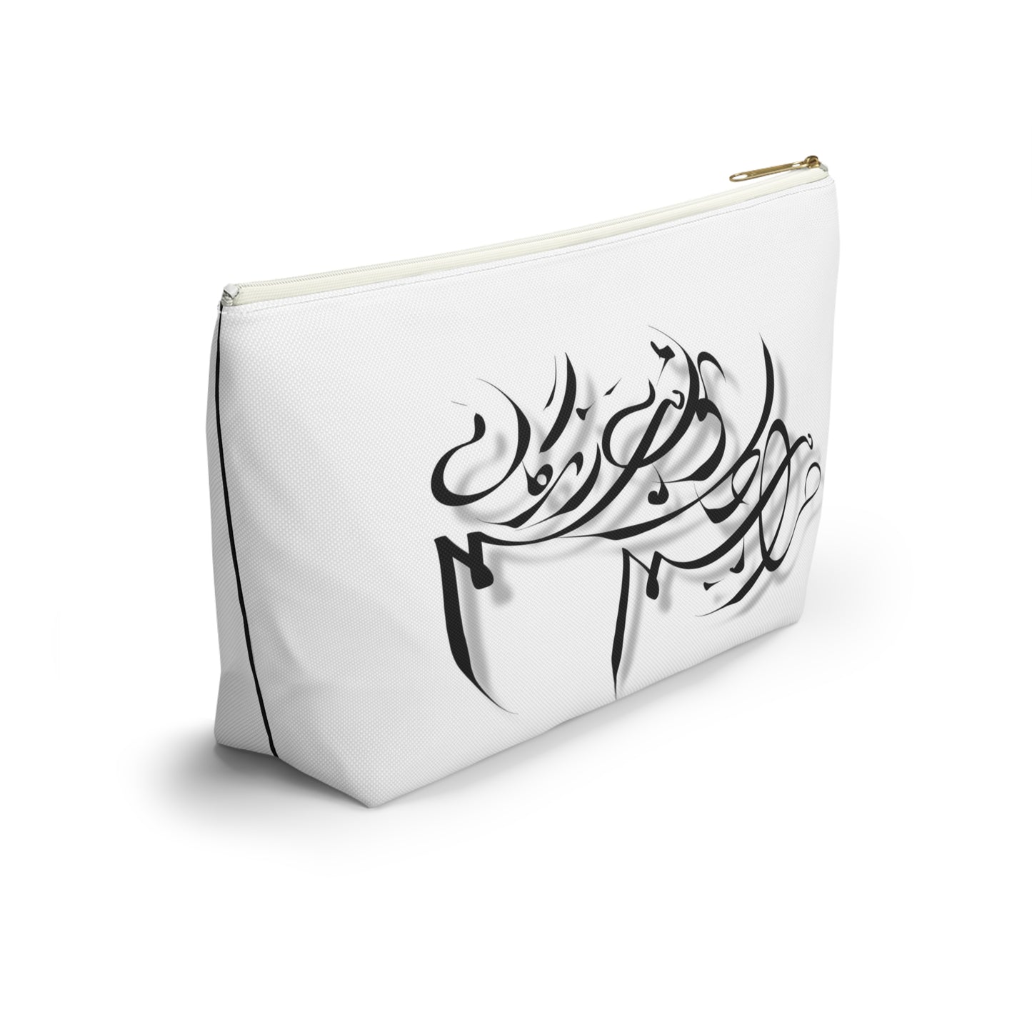 Modern calligraphy Accessory Pouch w T-bottom