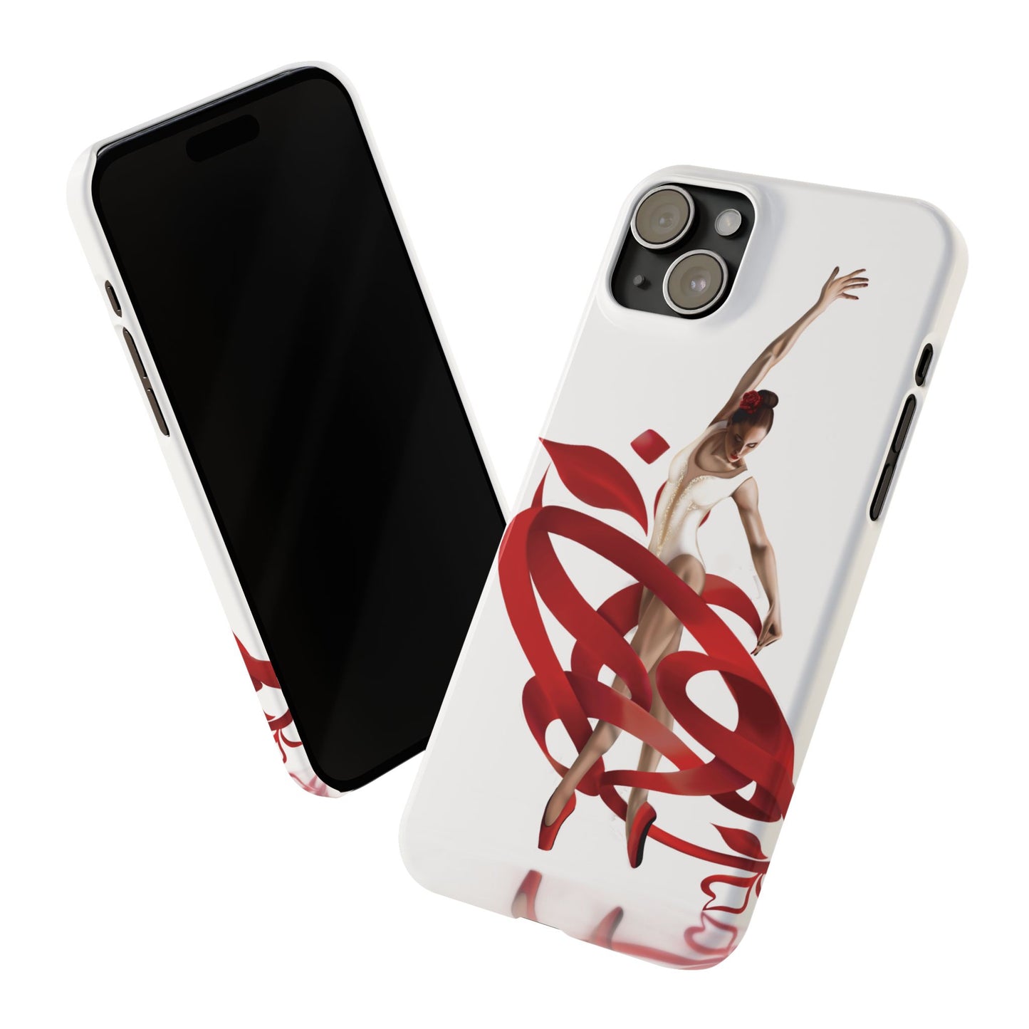 Elegant Ballet Dancer Ribbon Slim Phone Case - Perfect for Dance Lovers