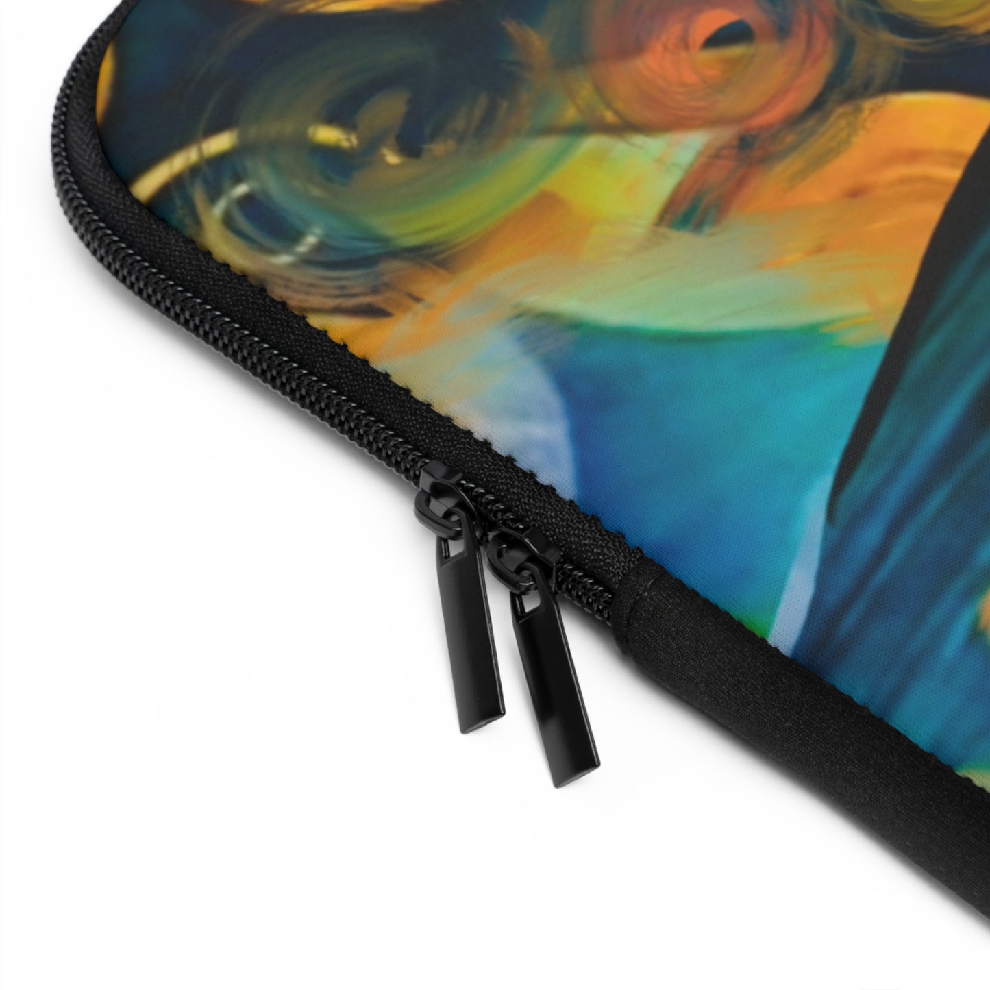 Laptop Sleeve - Ethereal Swirls Modern Digital Art Design...