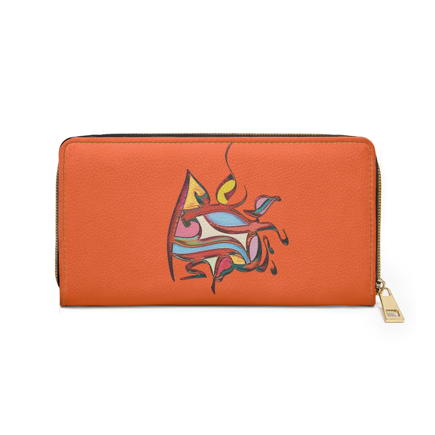Calligraphy Zipper Wallet