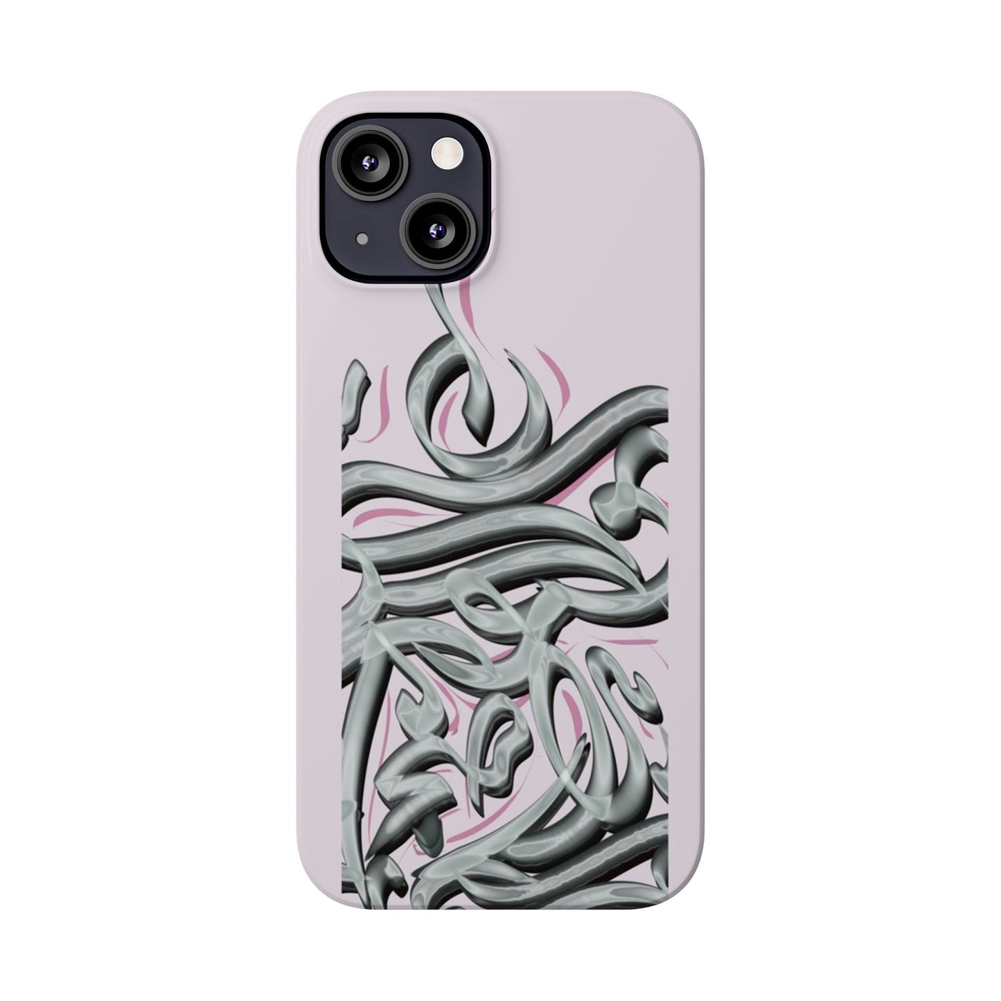 Modern Art  Slim Phone Case -LOVE,