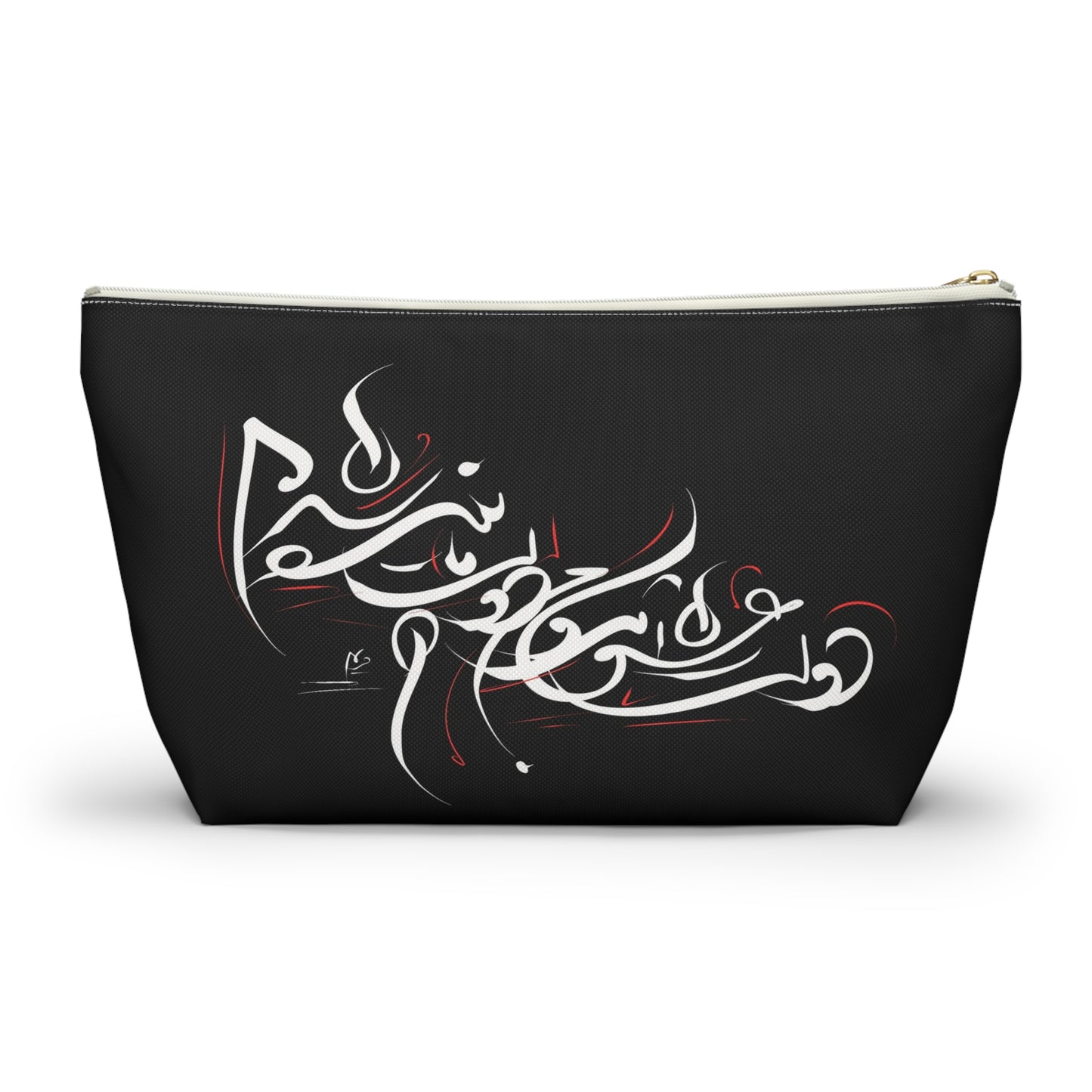 . Persian calligraphy Accessory Pouch w T-bottom