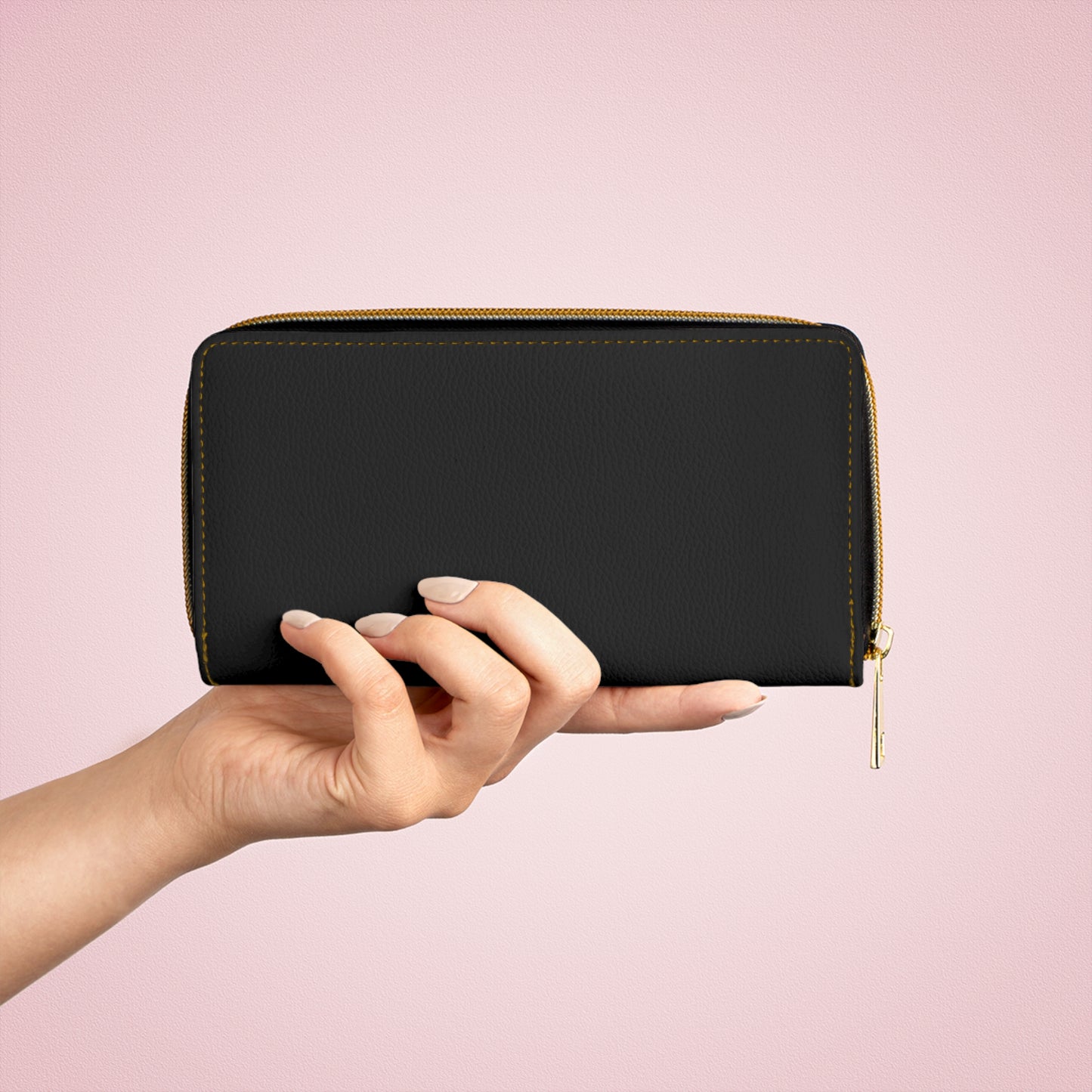 Calligraphy Zipper Wallet